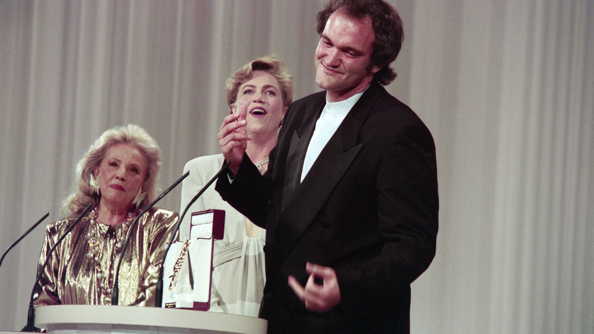 Le fameux doigt d'honneur de Quentin Tarantino