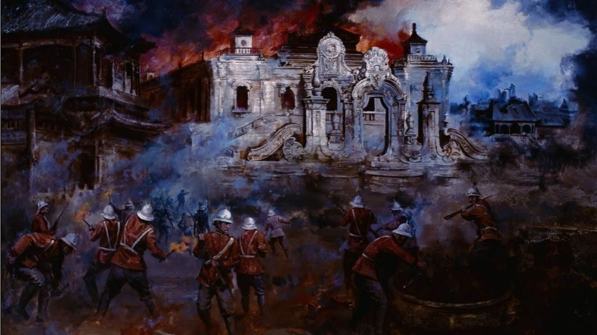 L’incendie du Palais d’été.