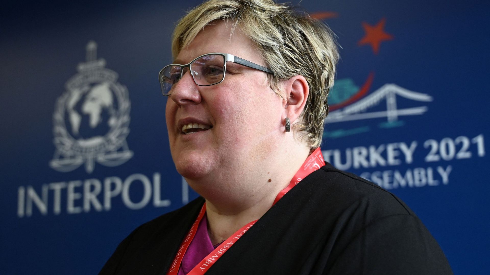 La cheffe de la police tchèque Sarka Havrankova, le 25 novembre 2021 à Istanbul