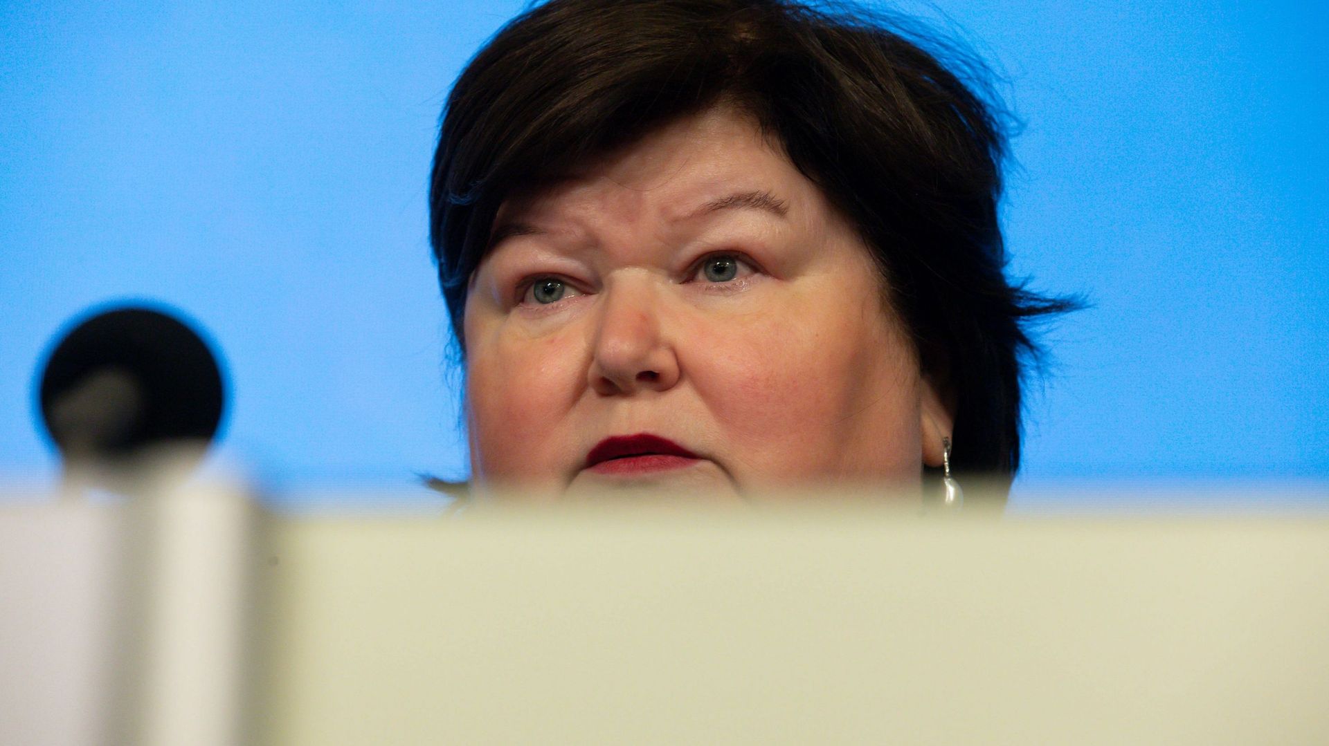 Maggie De Block, la ministre de la Santé, le 1er mars 2020
