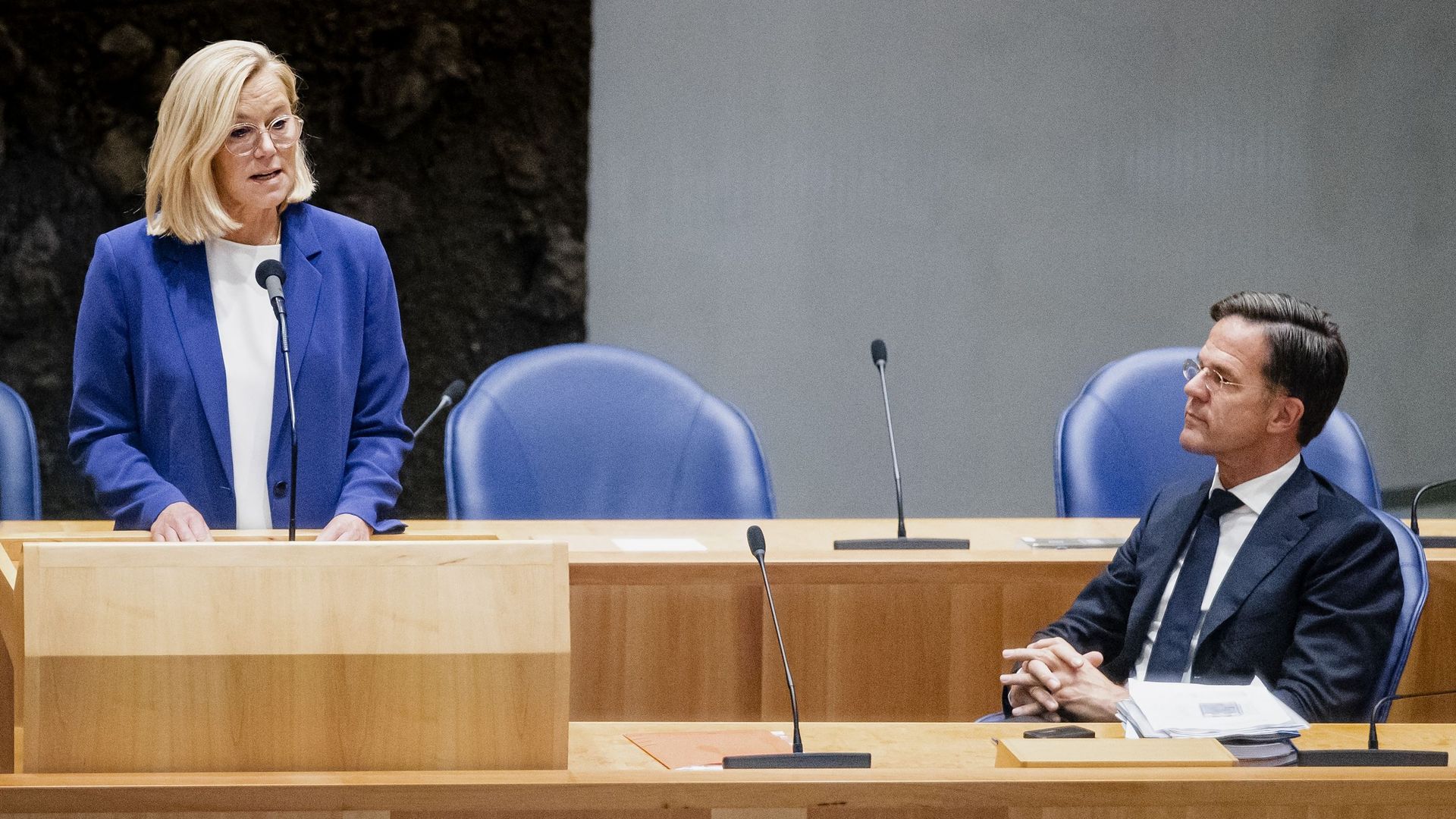 La ministre néerlandaise des Affaires étrangères Sigrid Kaag a fini par quitter son poste.