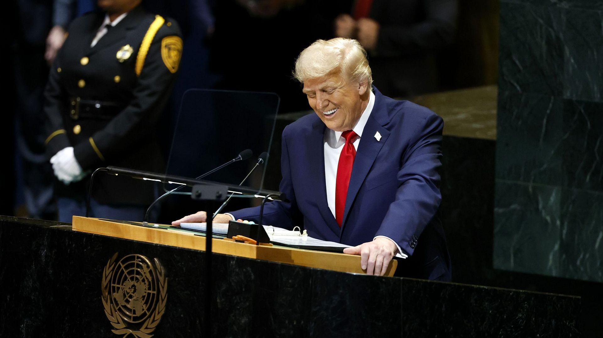 S’attaquant sans retenue à l’ONU et à l’Europe, Donald Trump défend sa politique anti-immigration et climatosceptique