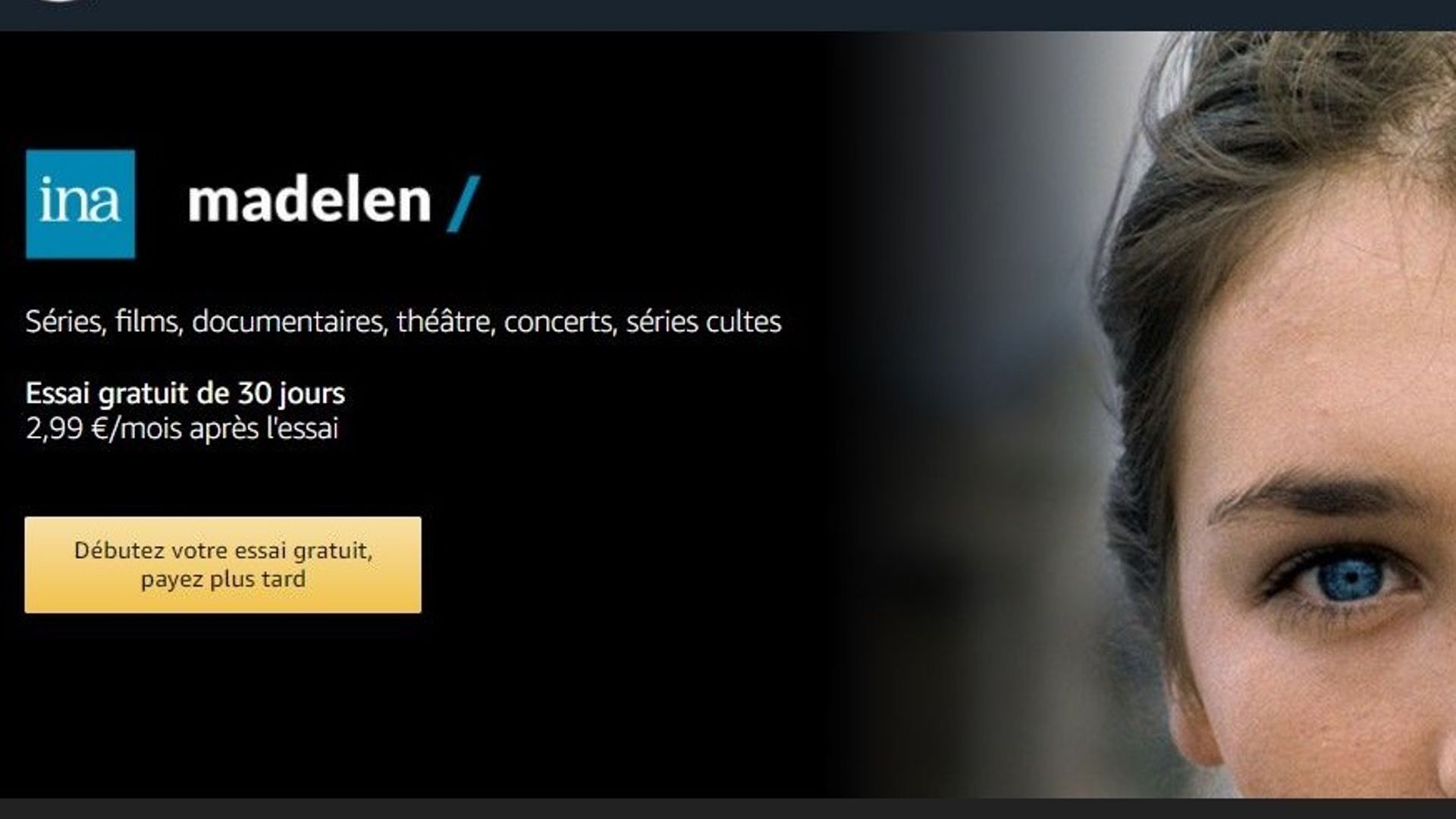 10.000 "programmes cultes" du patrimoine audiovisuel français (proposés par madelen, une plateforme vidéo créée par l’INA en 2020) se retrouvent sur Amazon Prime 