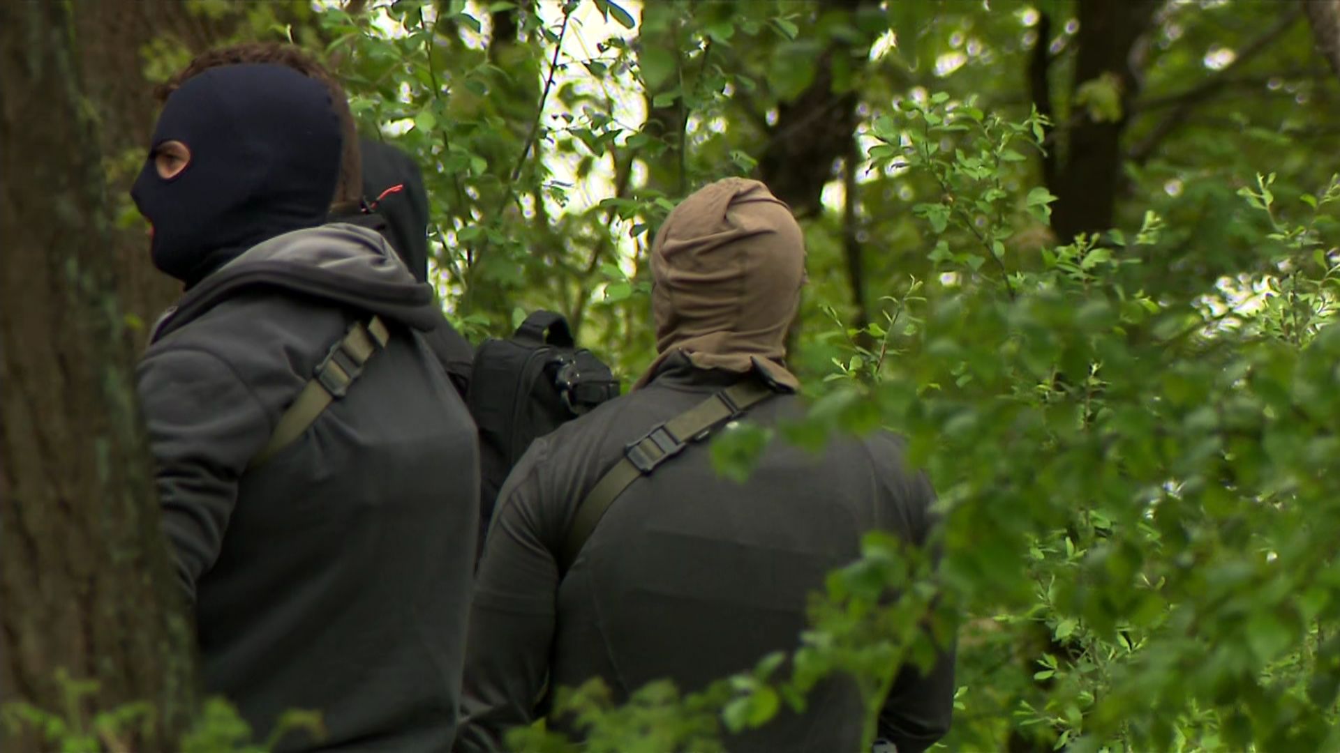 Des policiers et des militaires mènent une vaste opération de fouille d’un parc naturel dans le Limbourg
