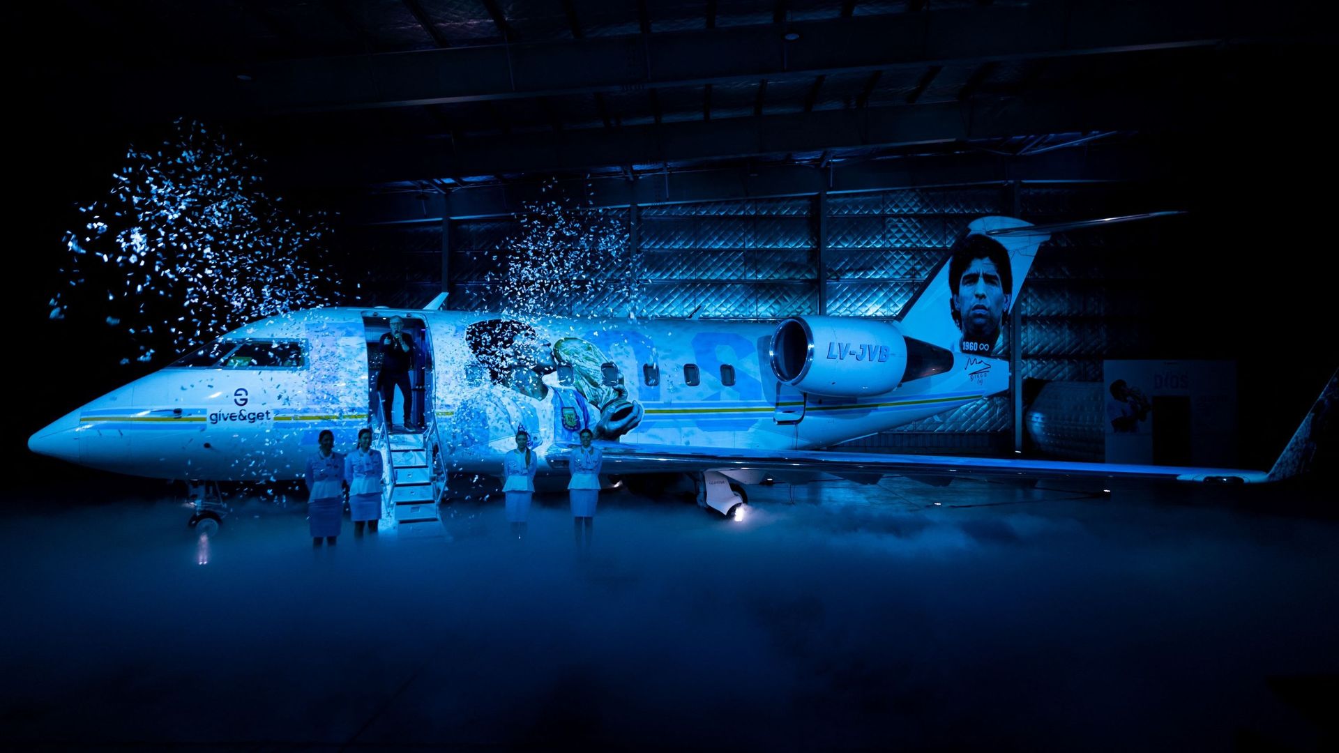 Le Tango D10S, l'avion en hommage à Diego Maradona