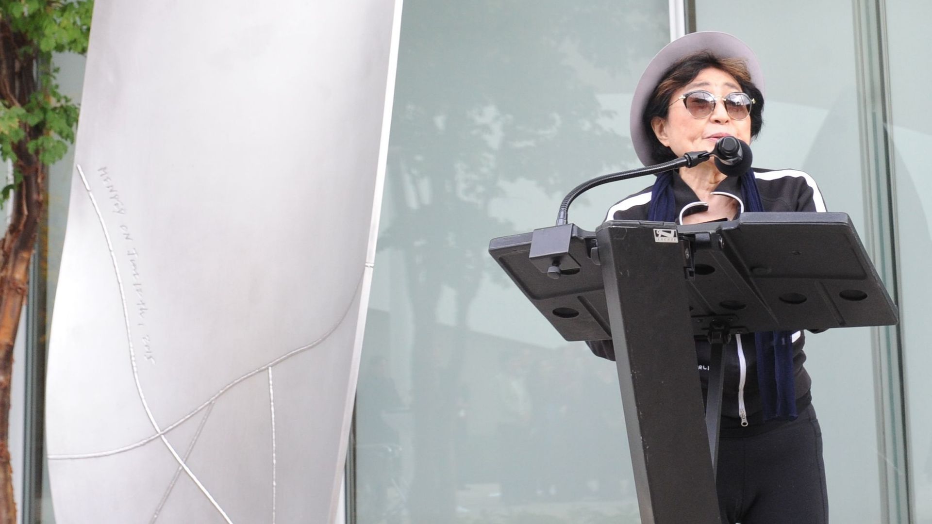 Yoko Ono dévoile sa première installation artistique permanente aux Etats-Unis