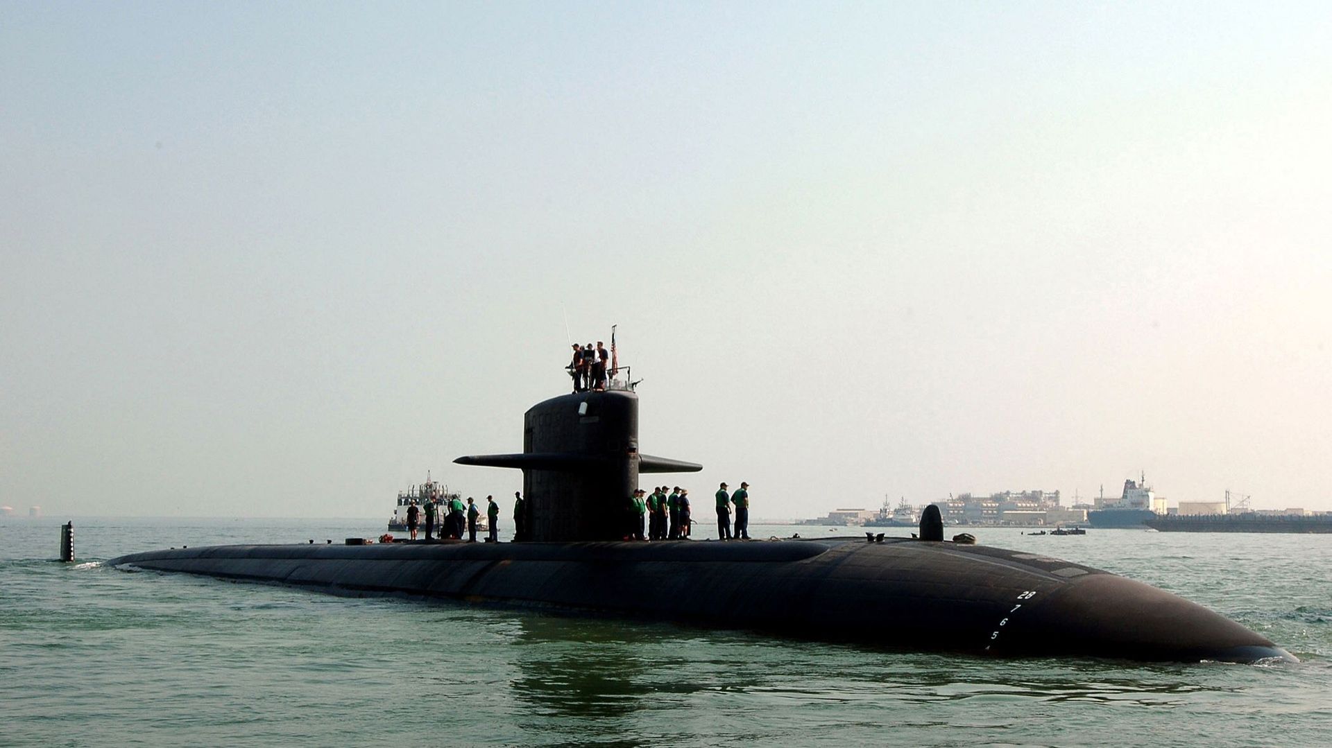 Un sous-marin américain photographié le 7 octobre 2007.