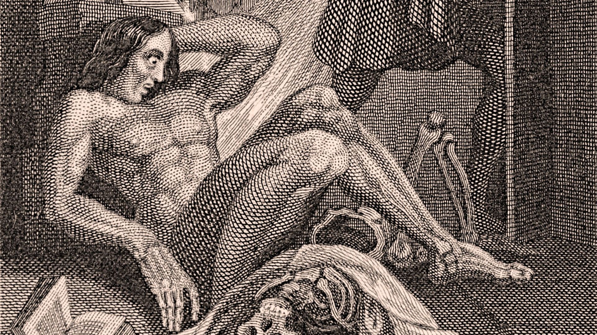 Frontispice l’édition de 1831 de "Frankenstein" de Mary Shelley,
