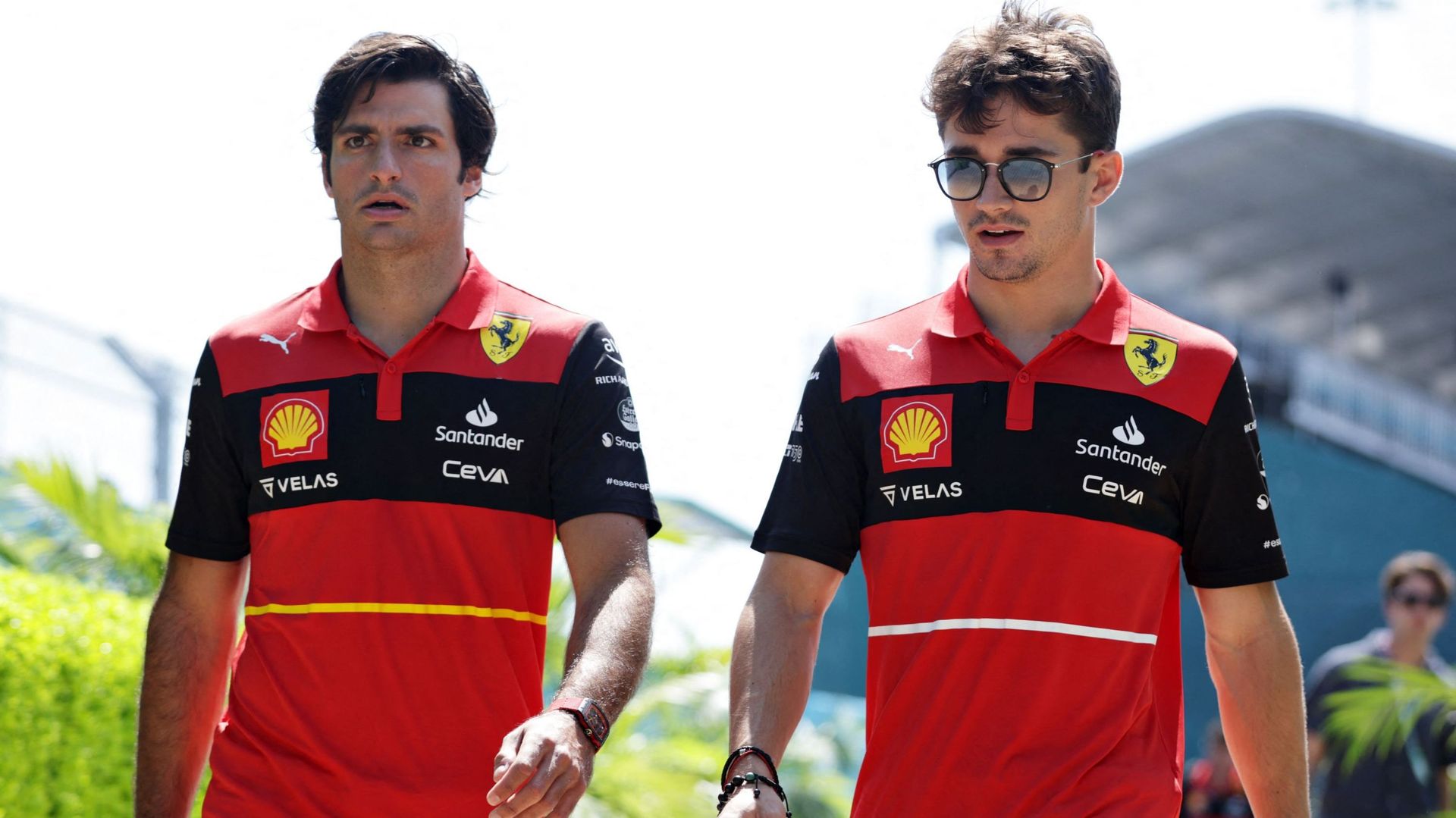 F1 : Carlos Sainz et Charles Leclerc, les deux pilotes Ferrari