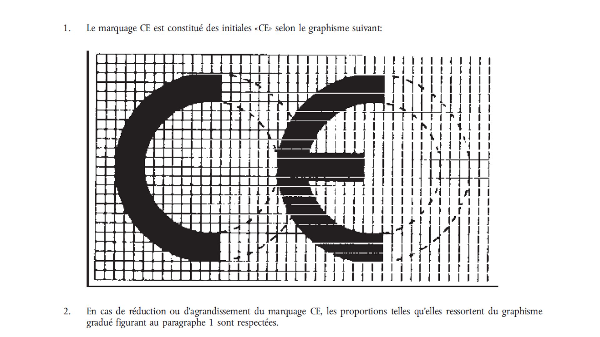Marquage CE- charte graphique in 'Journal officiel de l'Union européenne'