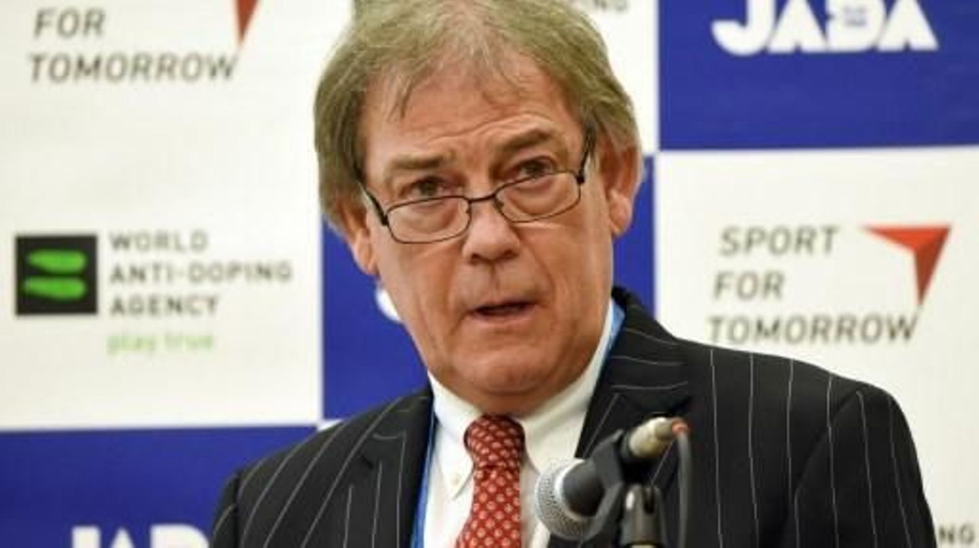 World Anti-Doping Agency director general David Howman delivers a keynote speech during the International Anti-Doming Seminar in Asia and Oceania in Tokyo on January 28, 2016. Howman gave a lecture entitled Historic Development of Anti-Doping Program for 