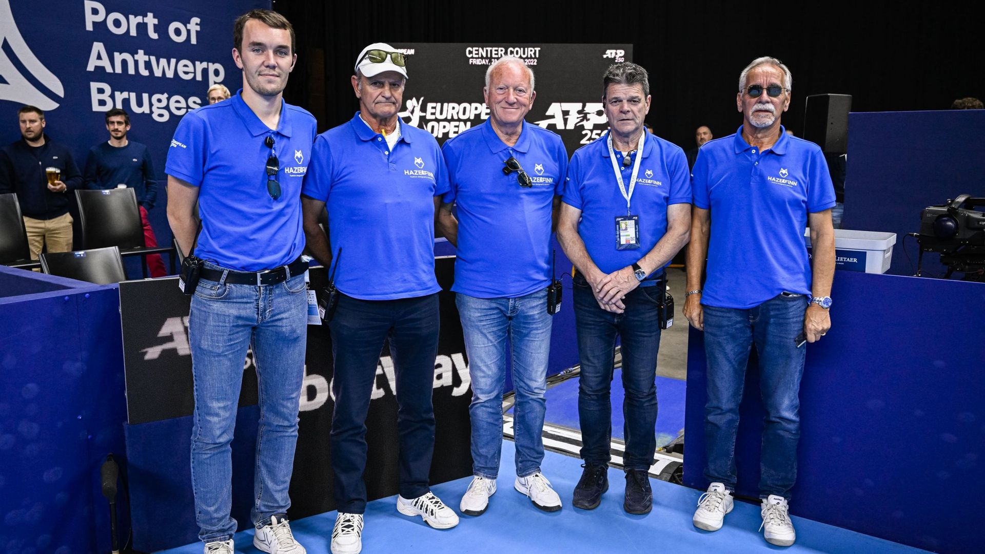 Les juges de lignes, reconvertis en "assistants matches", au tournoi de tennis d’Anvers