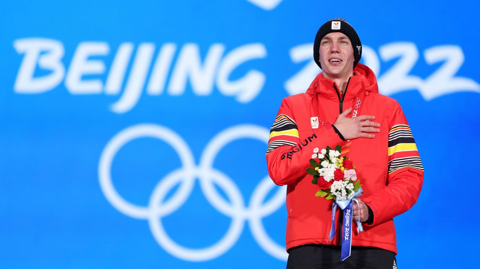 19 février 2022, Pékin : Bart Swings, médaillé d’or olympique. 
