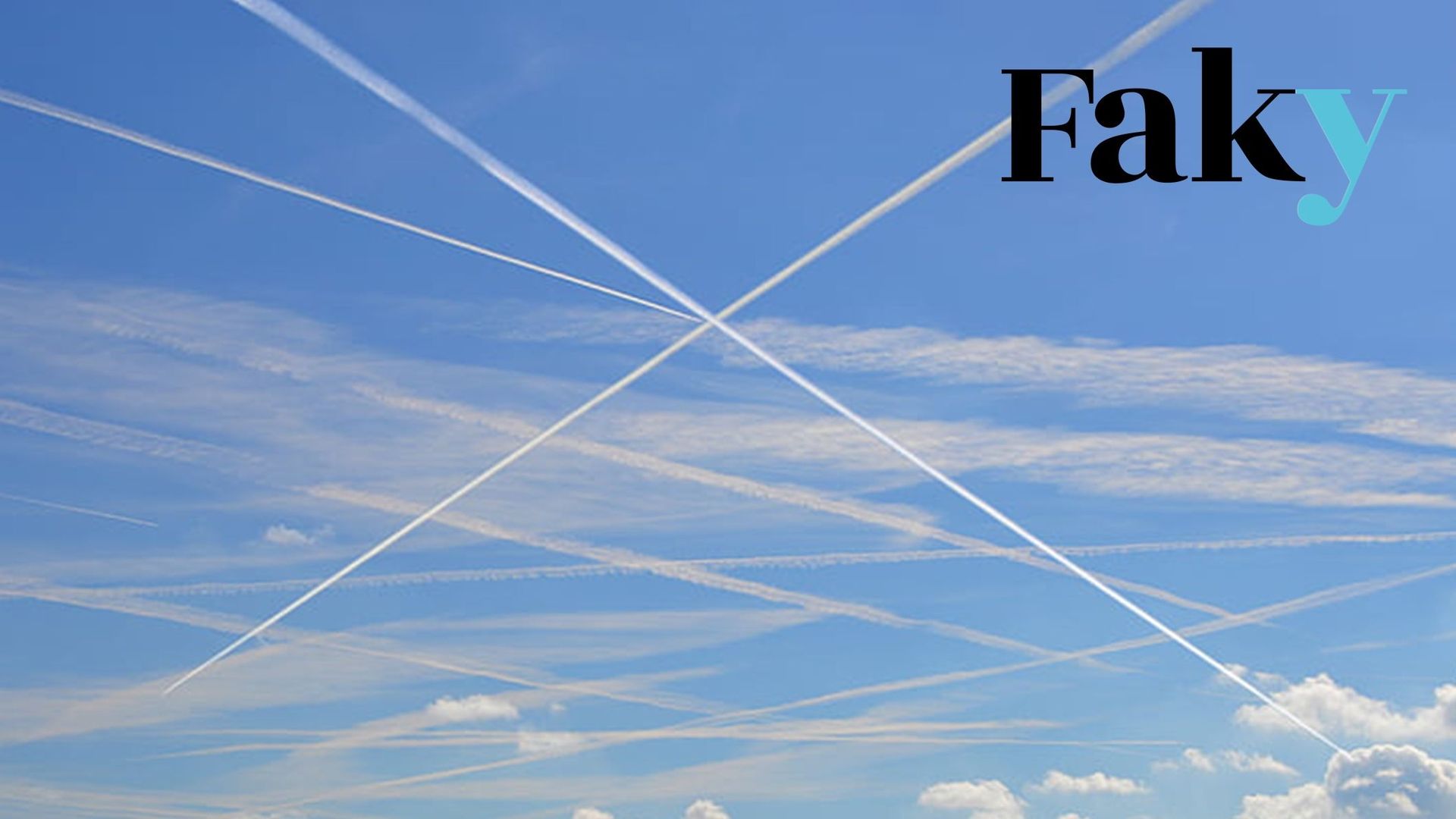 Des traces de passages d’avions sont considérées par certains observateurs comme étant des nuages de produits chimiques.