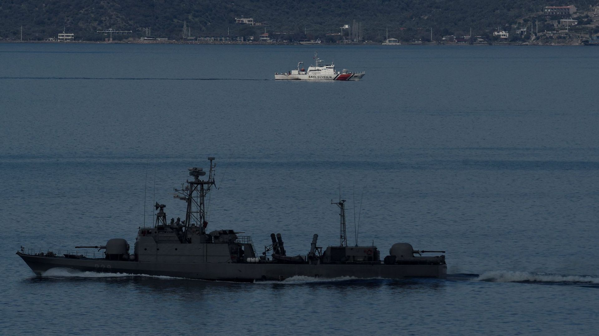 Un navire militaire turc (image d'archive)