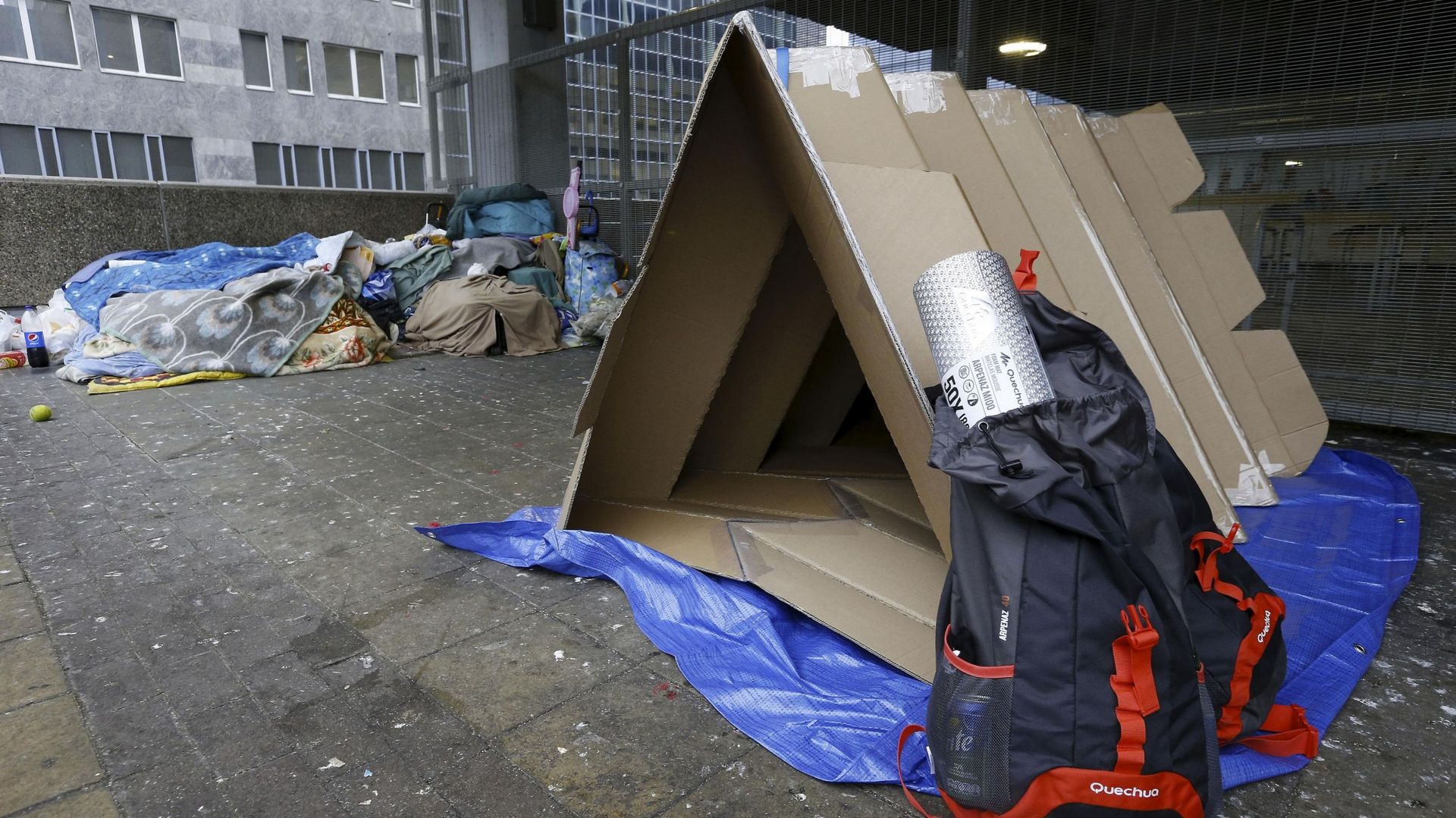 "A Bruxelles, 2600 personnes vivent dans la rue, sans compter les réfugiés", nous rappelle notre interlocuteur.