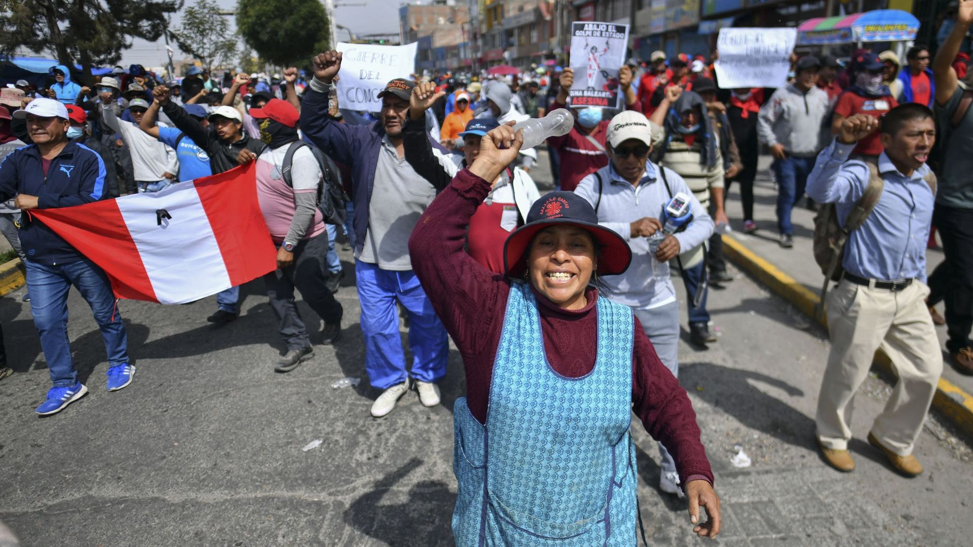 Manifestation à Arequipa ce mercredi