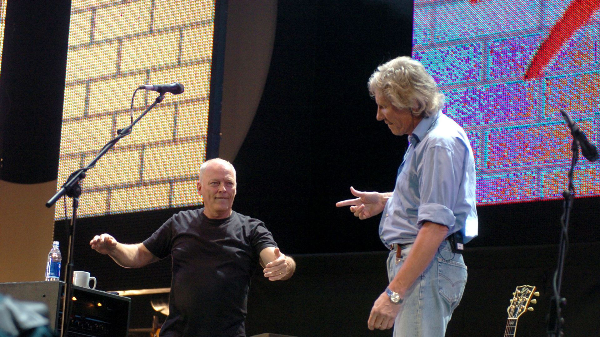 David Gilmour et Roger Waters