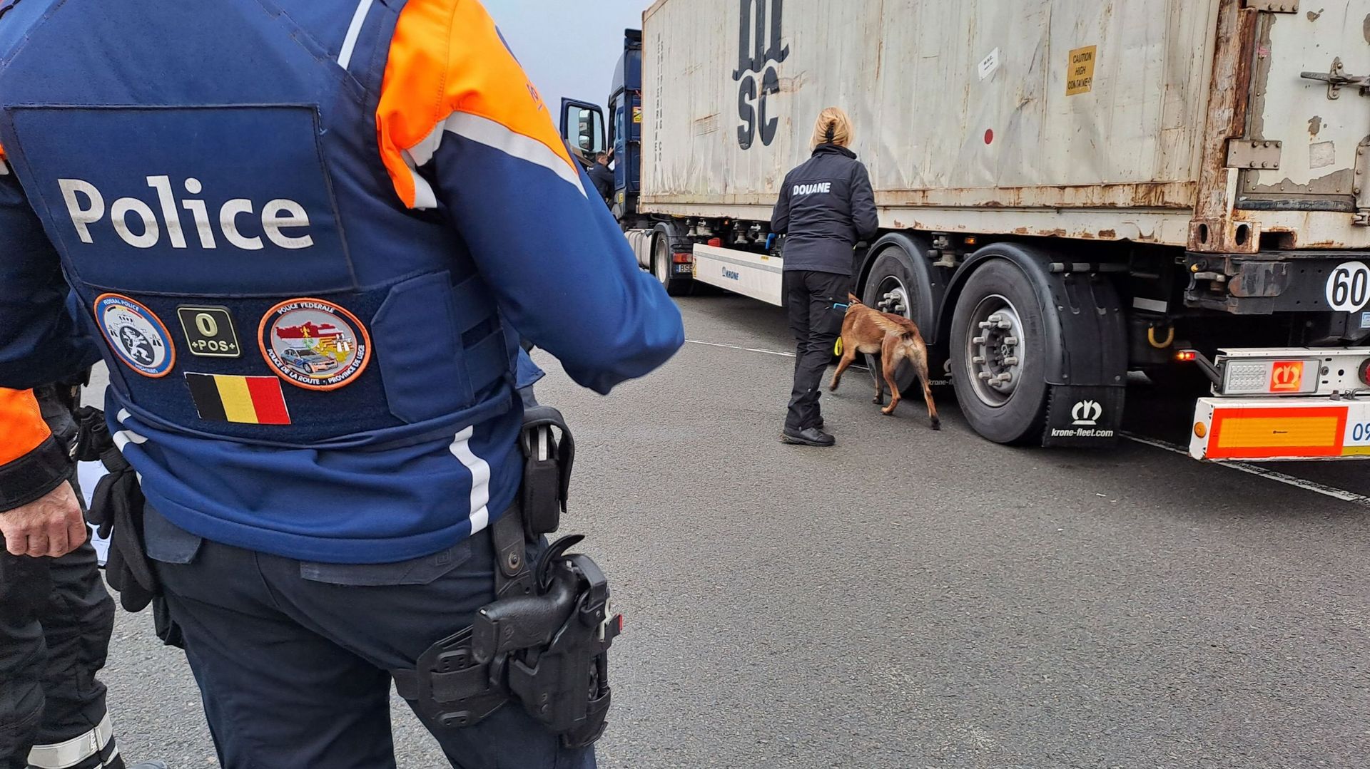 Lutte contre le trafic de drogue : opération de contrôle inédite au port de Liège