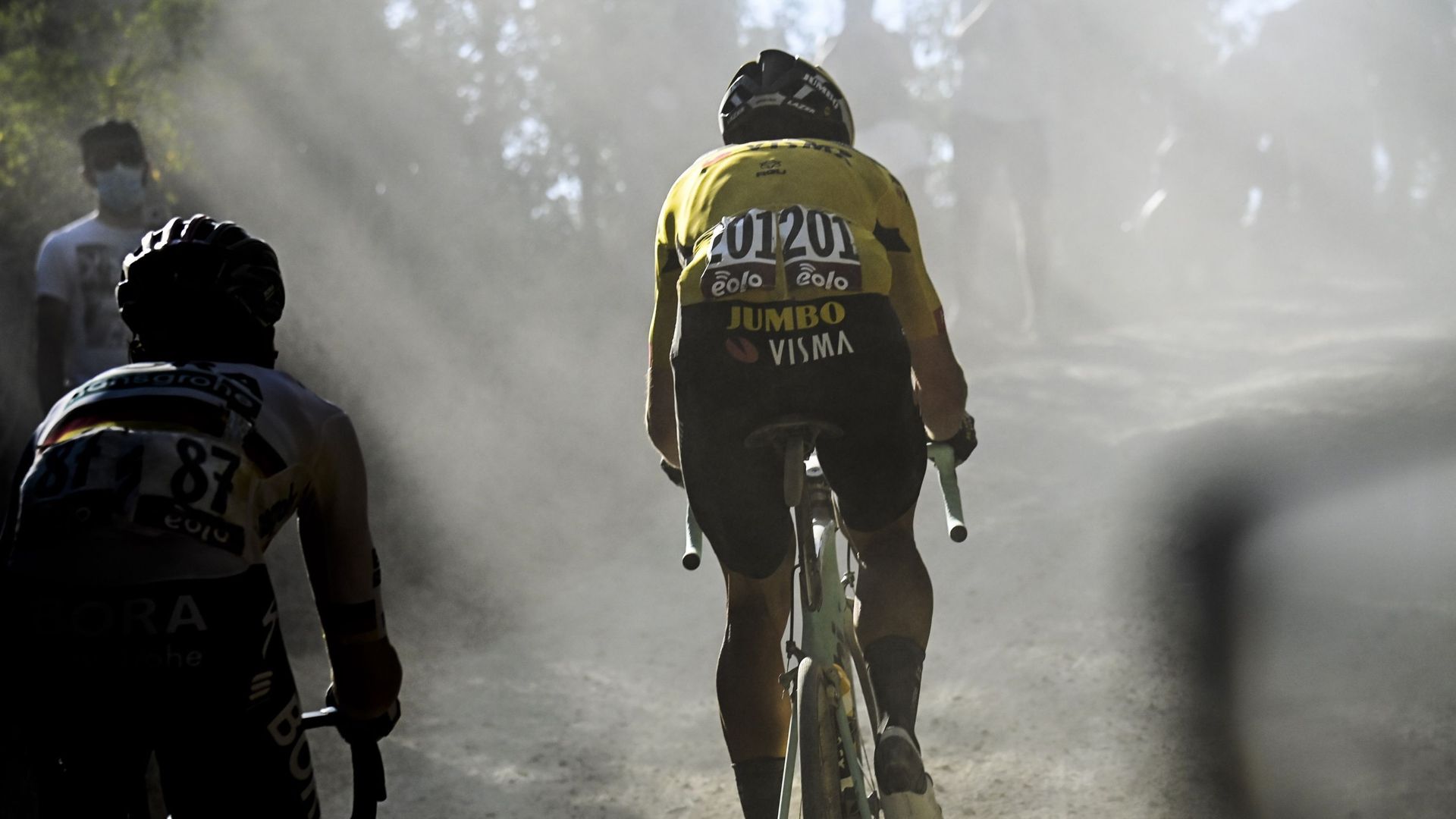 Van Aert, en action aux Strade.