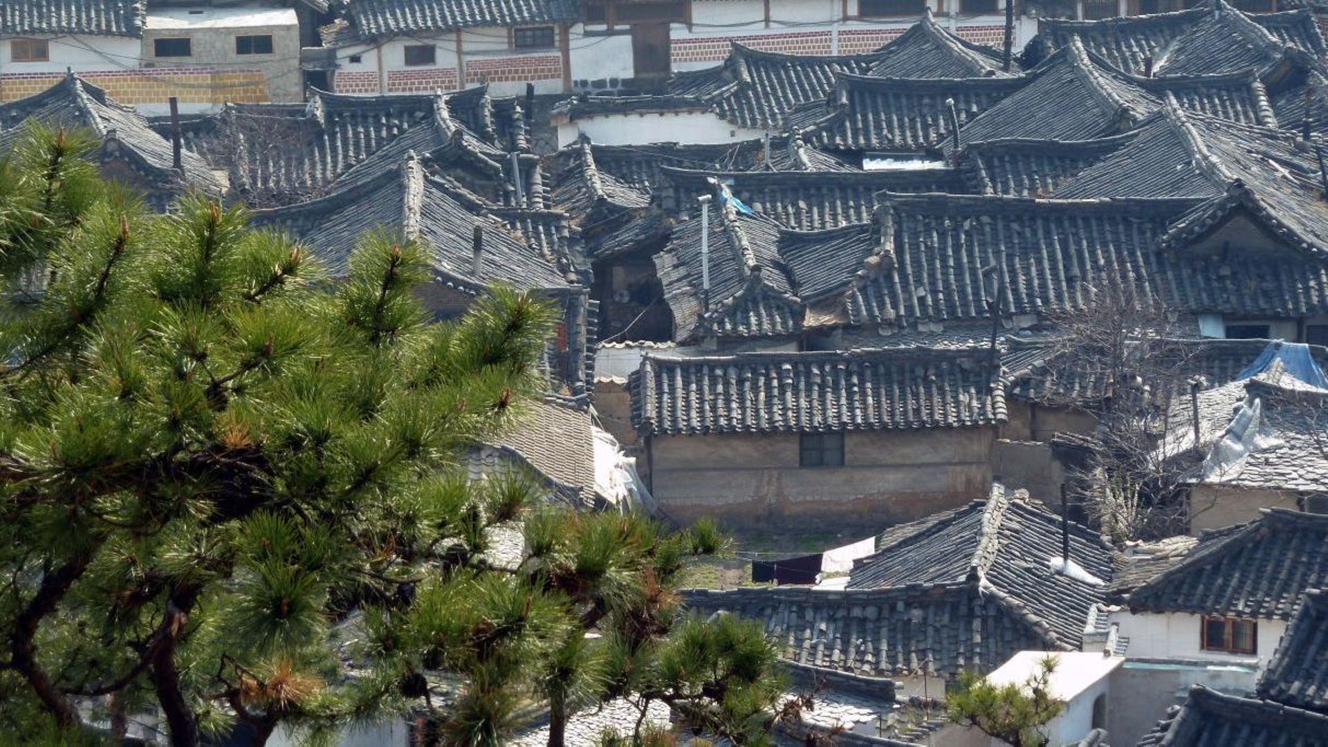 La vieille ville de Kaesong, en Corée du Nord
