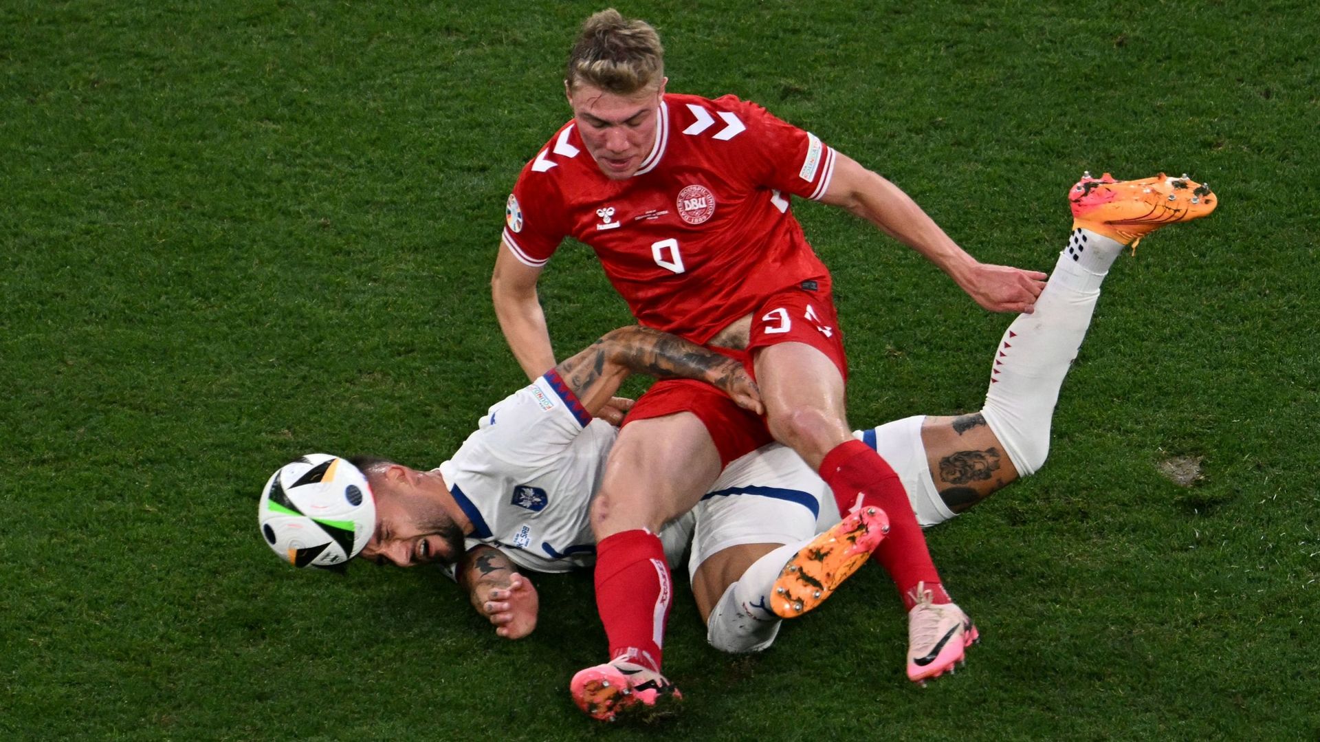 Euro 2024: Denmark and Serbia half again to again on the finish of a match poor in probabilities