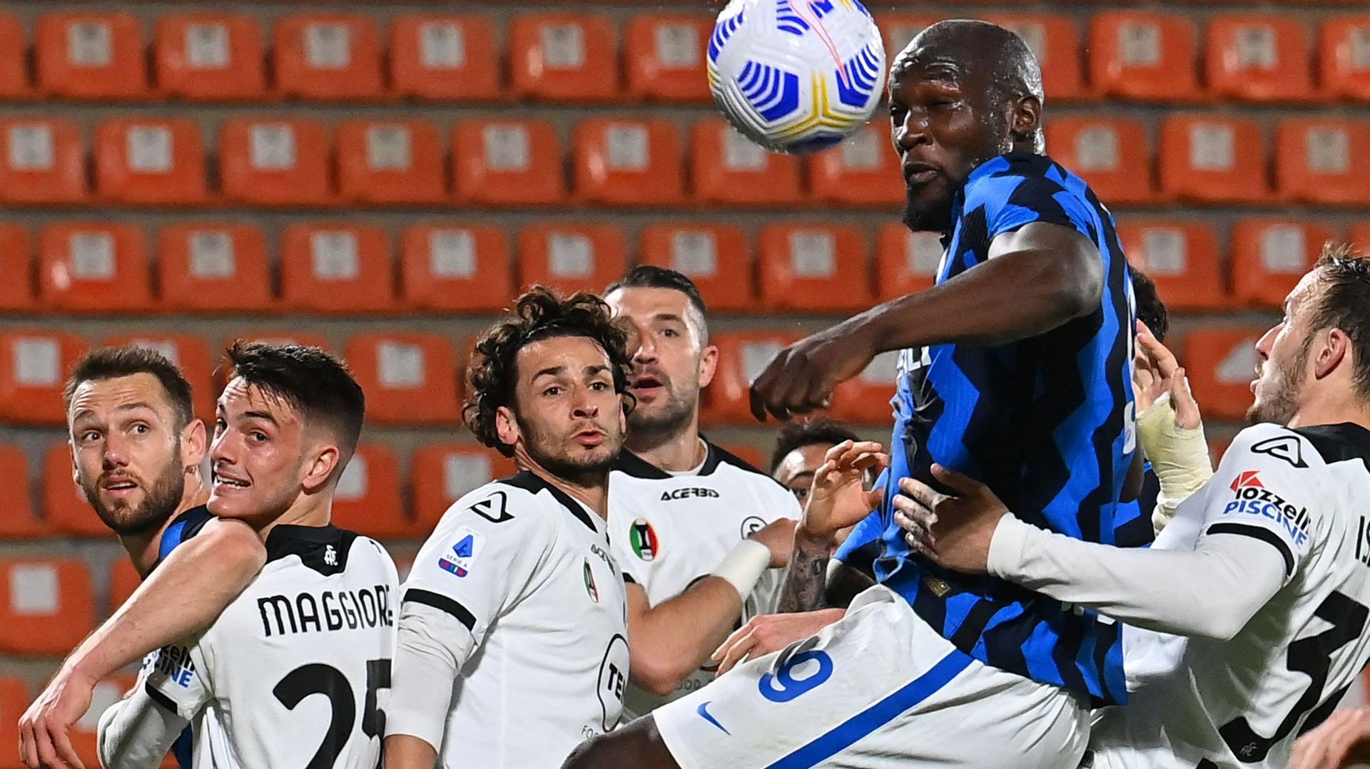 L’Inter et Romelu Lukaku bloqués par la Spezia