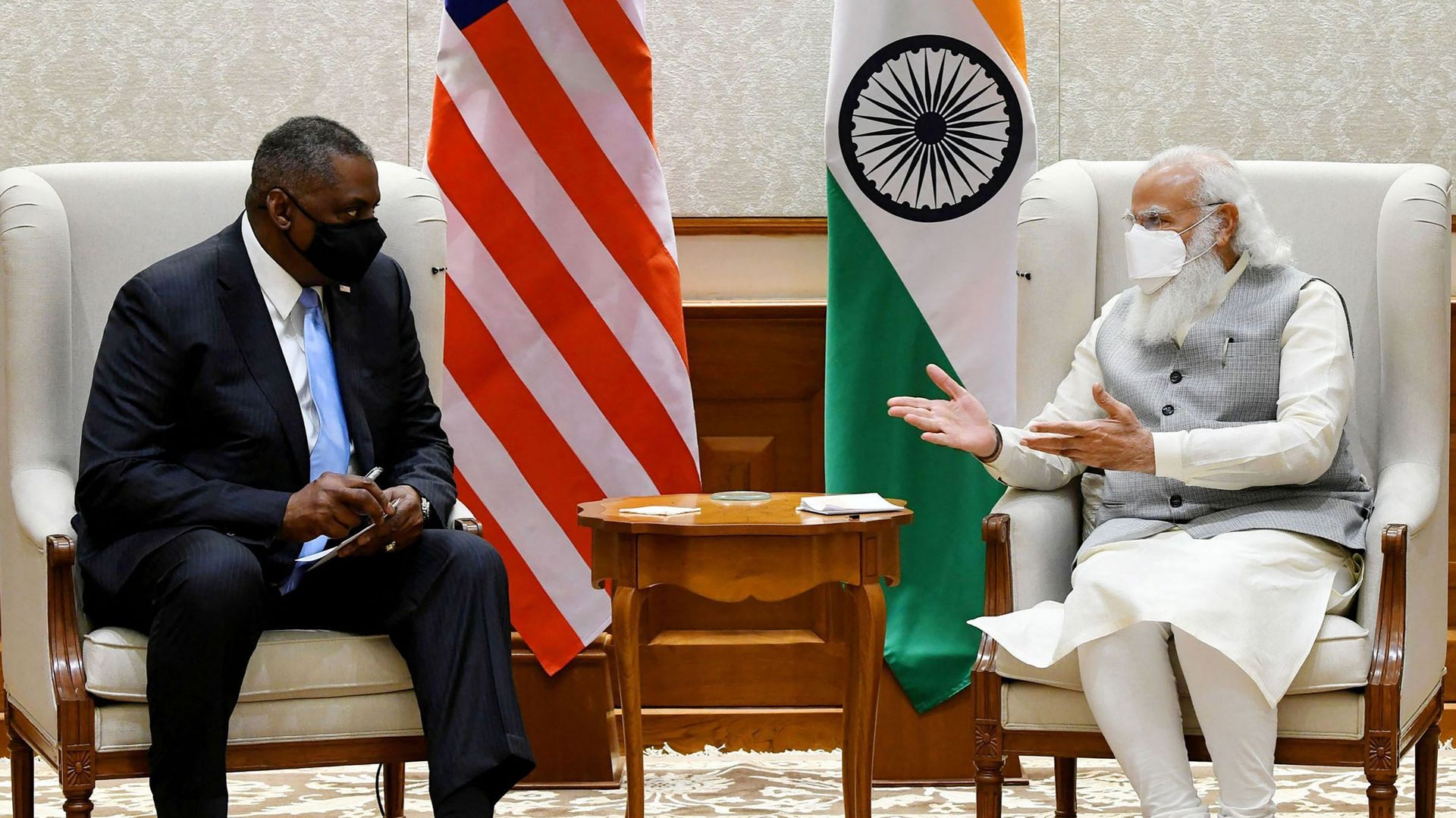 Inde et Etats-Unis se disent sur "la même longueur d'onde", selon le chef du Pentagone