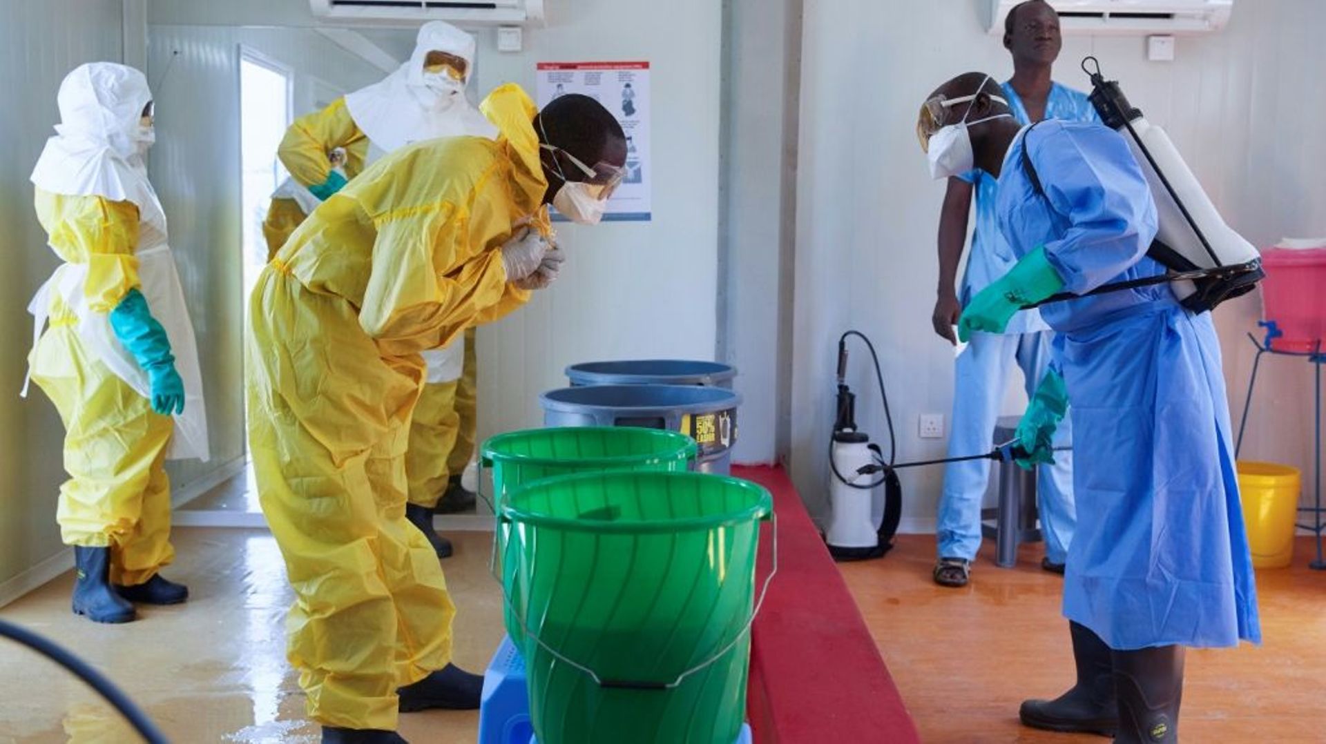 Campagne de l'UNICEF de protection contre le virus Ebola au Sud Soudan, le 21 février 2019