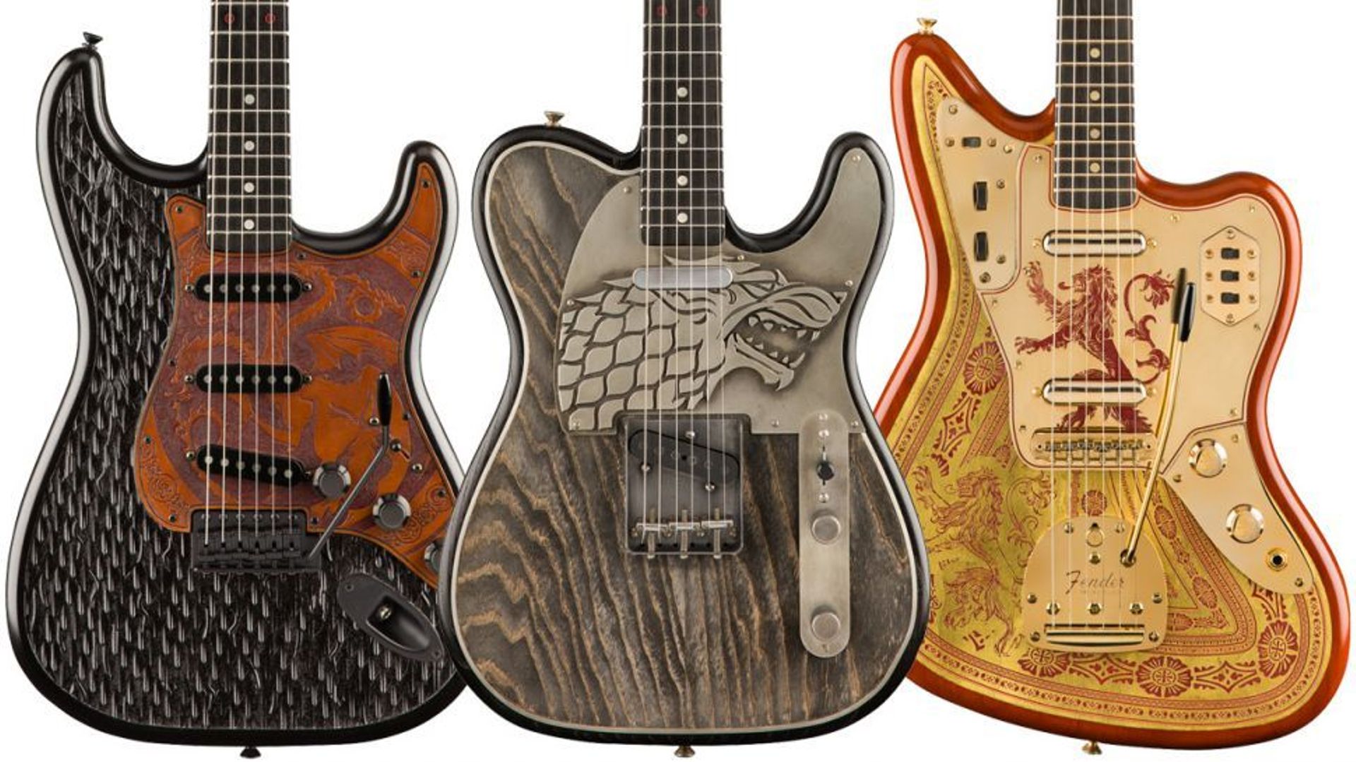 Fender : 3 guitares Game of Thrones