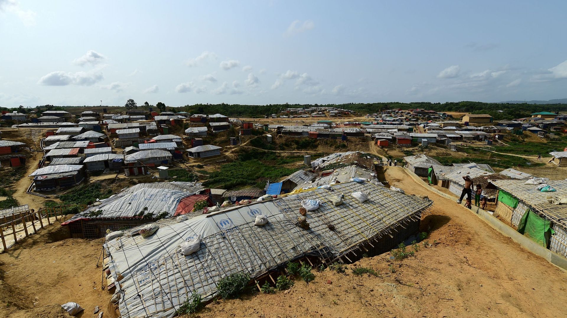 Un camp de réfugié Rohingyas