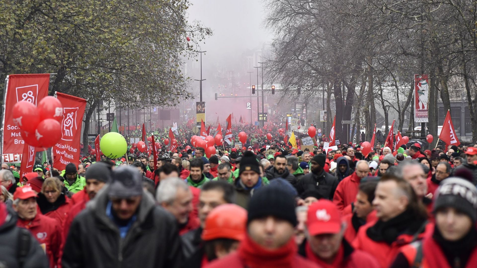 Manifestation en décembre 2017