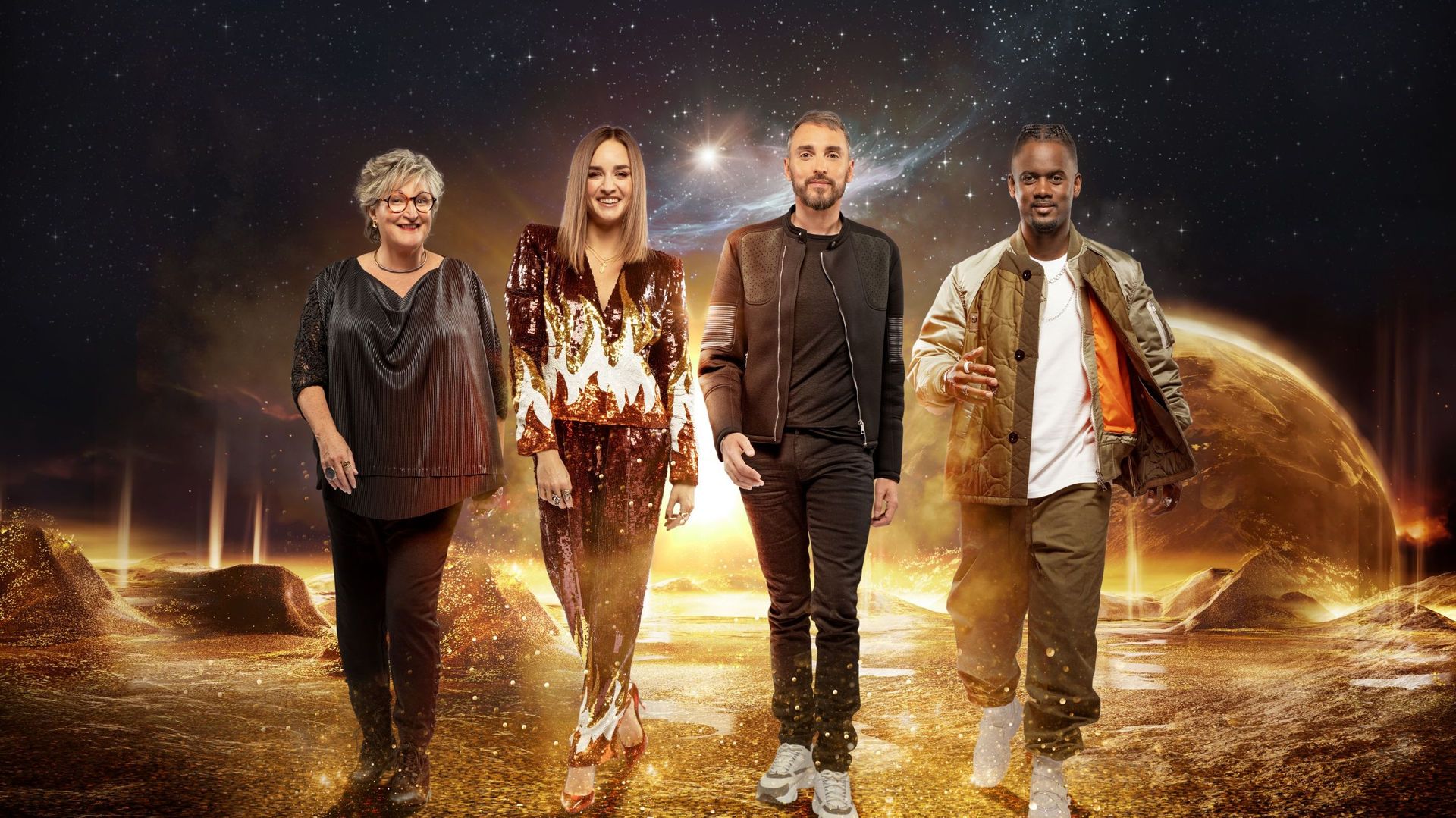 BJ Scott, Typh Barrow, Christophe Willem et Black M