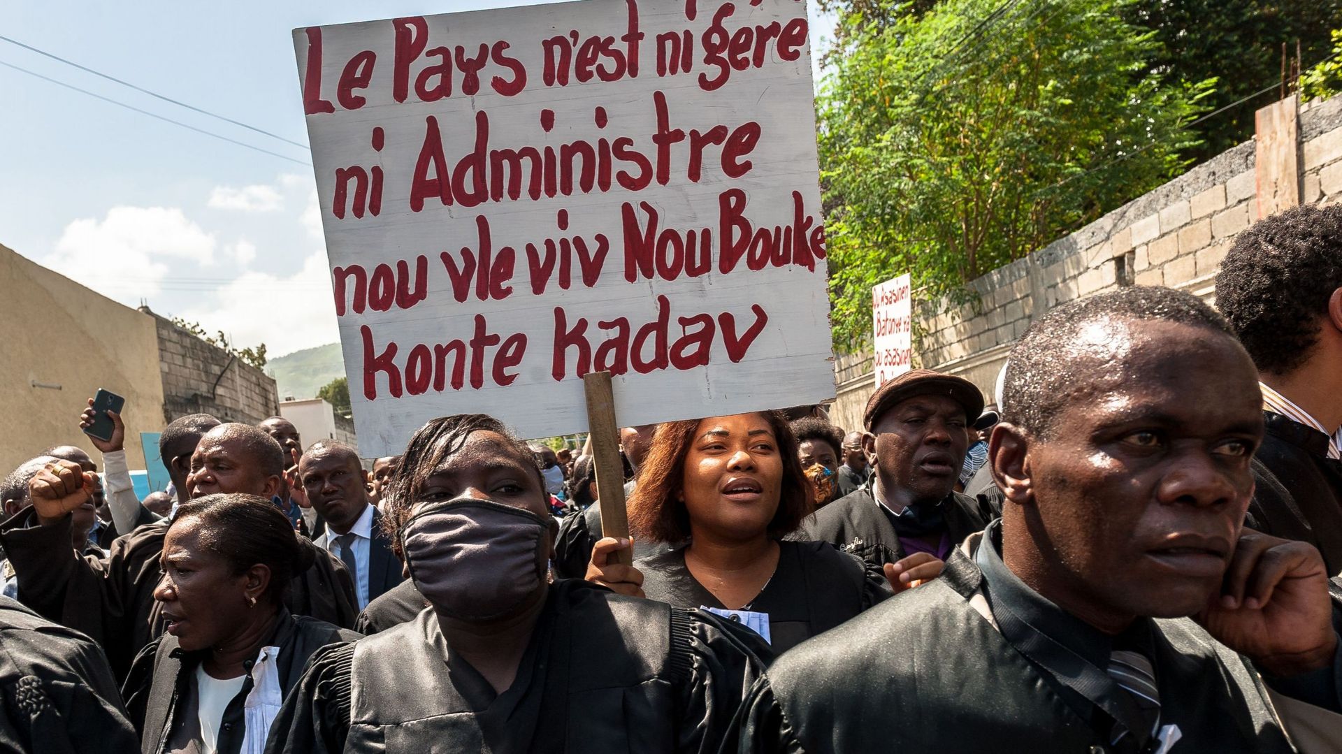 Manifestation contre l’insécurité en Haïti, le 3 septembre 2020