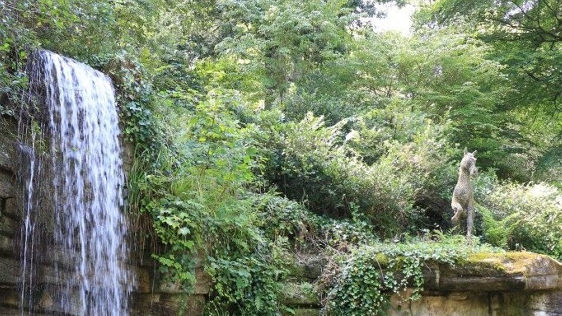 Le jardin de la Licorne et sa jolie cascade