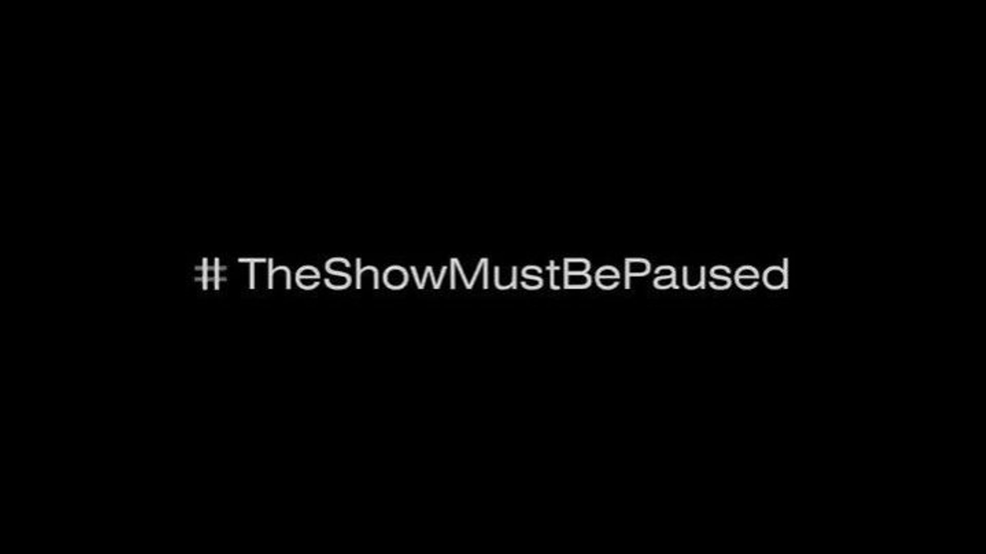 Le monde de la musique a suivi le mouvement #TheShowMustBePaused