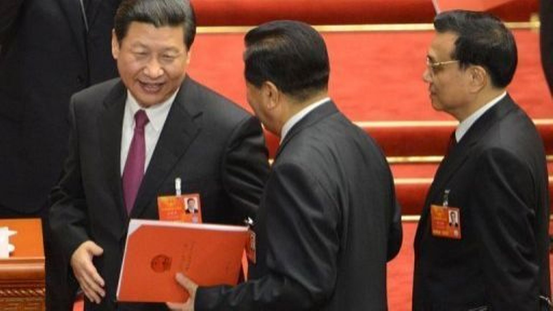 Xi Jinping le 17 mars 2013 au Palais du Peuple à PékinSS