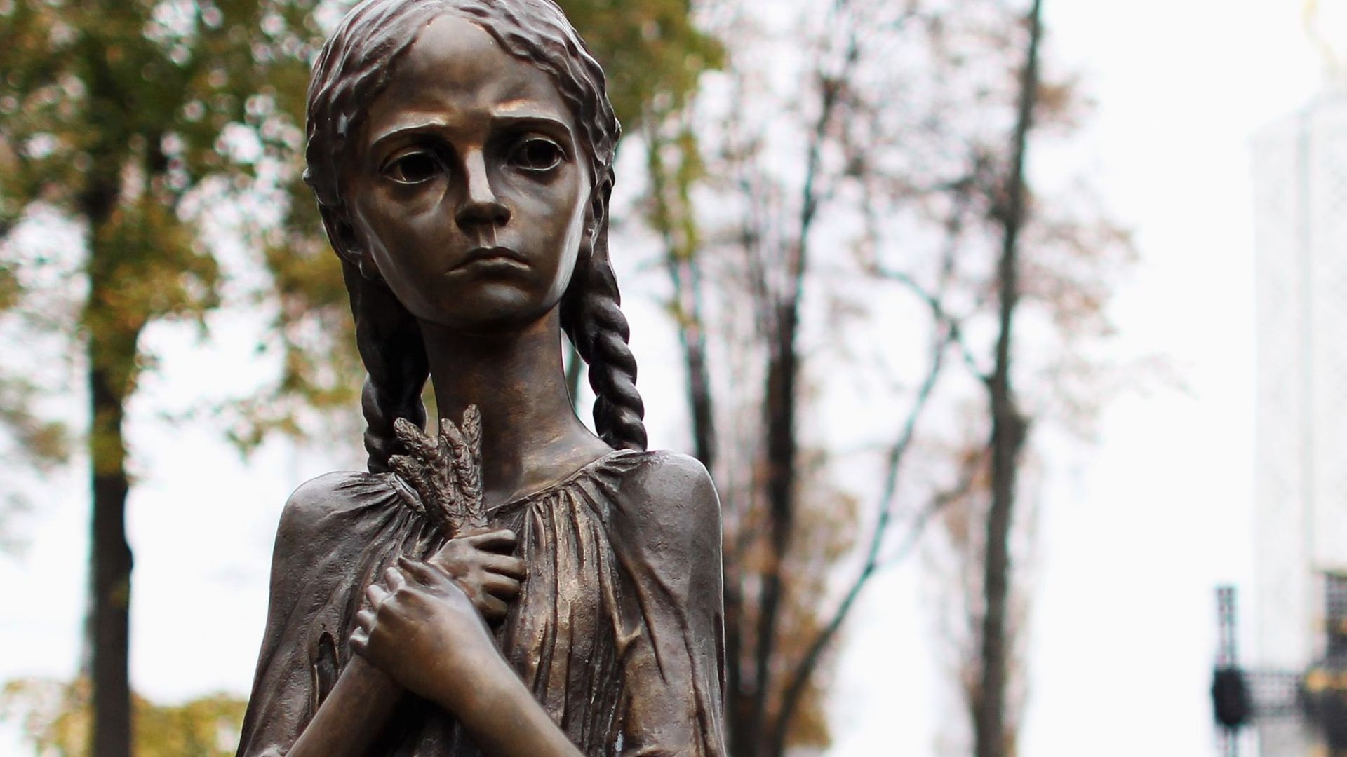 Le mémorial Holodomor, à Kiev.