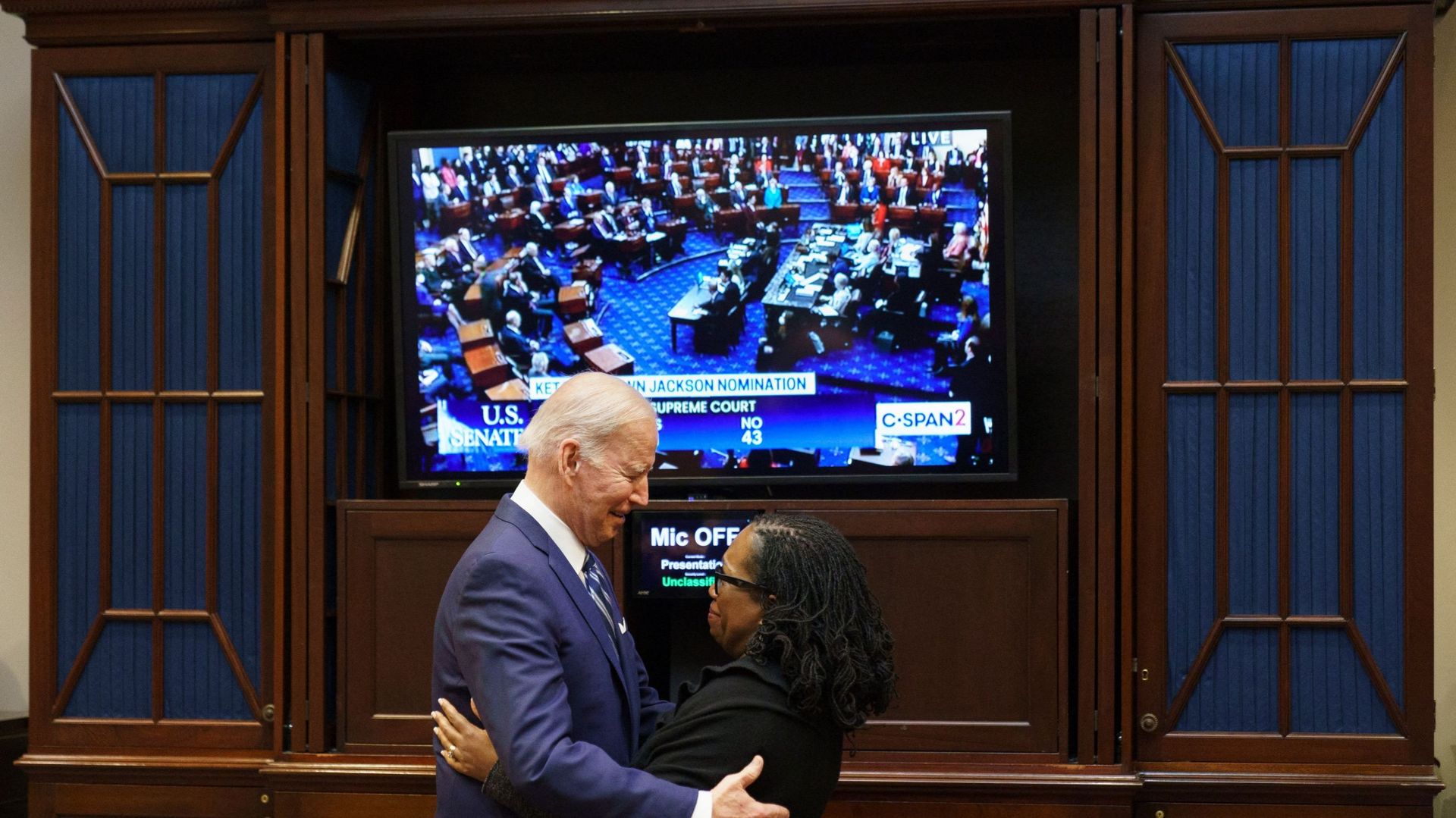 Joe Biden et Ketanji Brown Jackson.