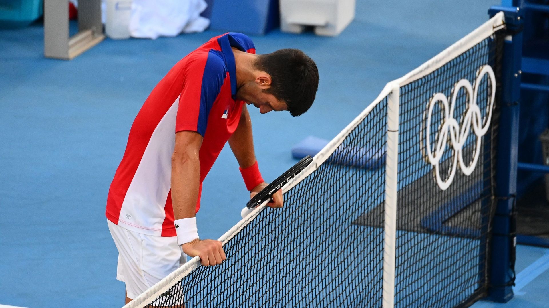 Novak Djokovic s'est incliné en finale pour le bronze face à Carreno Busta et repart bredouille de Tokyo.