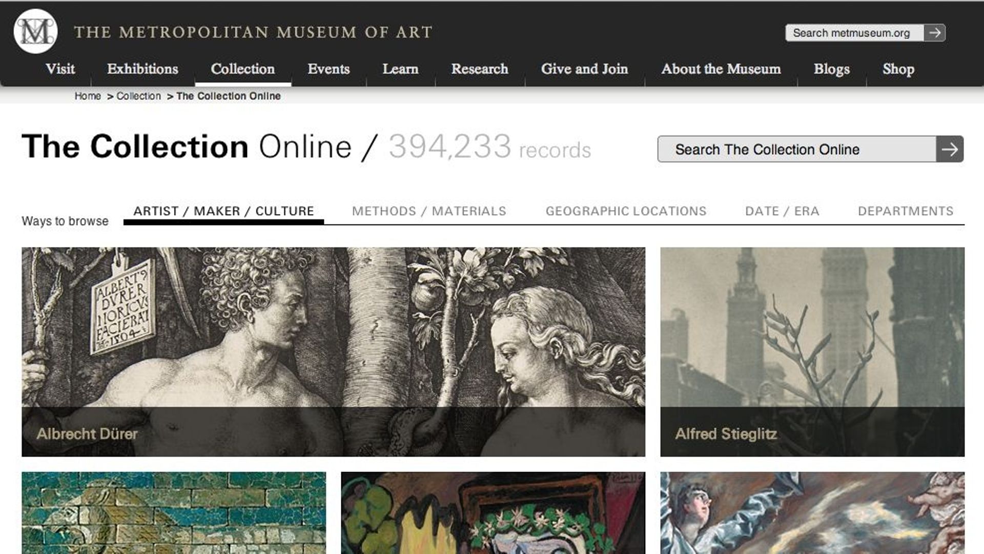 Les archives du Metropolitan Museum of Art à télécharger gratuitement