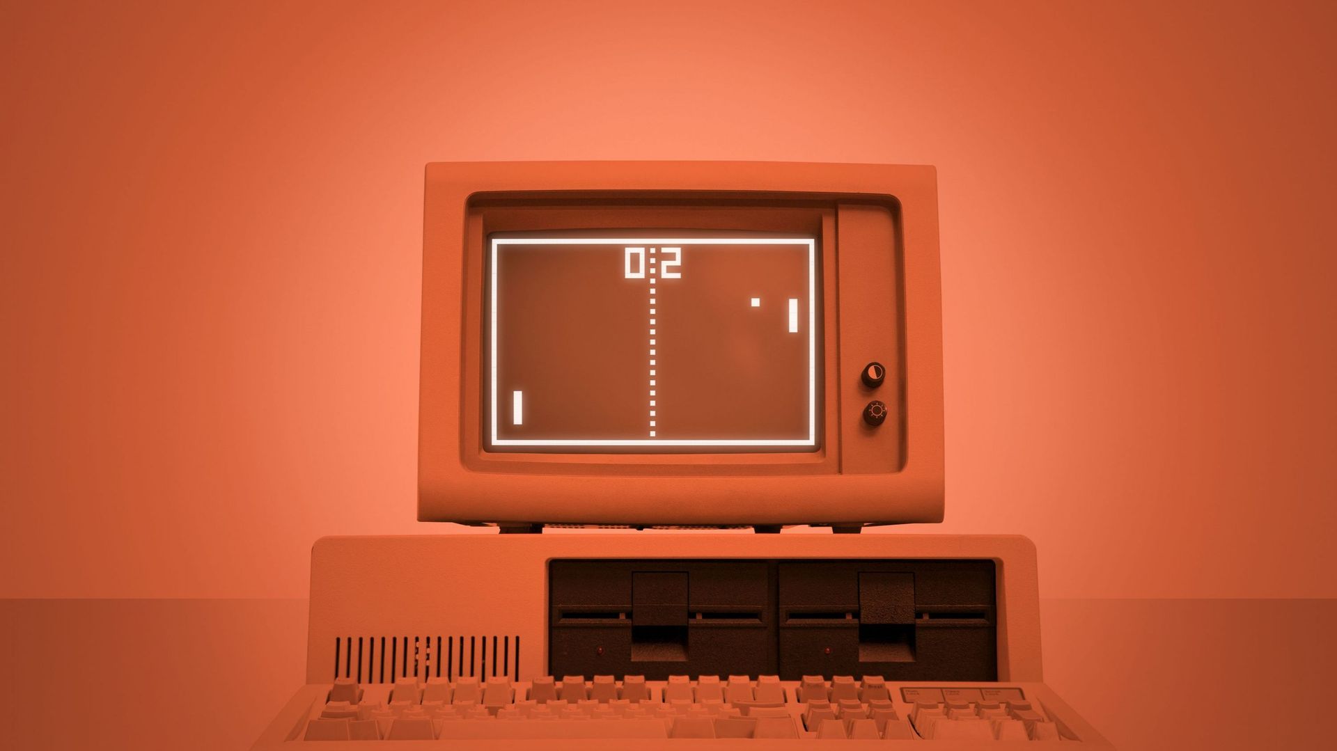 Pong, l’un des premiers jeux vidéo d’arcade, voit le jour en 1972.