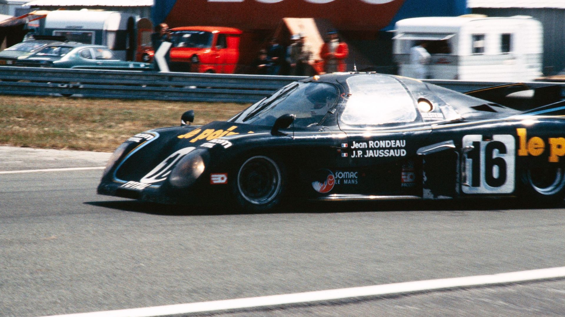 La voiture de Jean Rondeau lors des essais de 1980