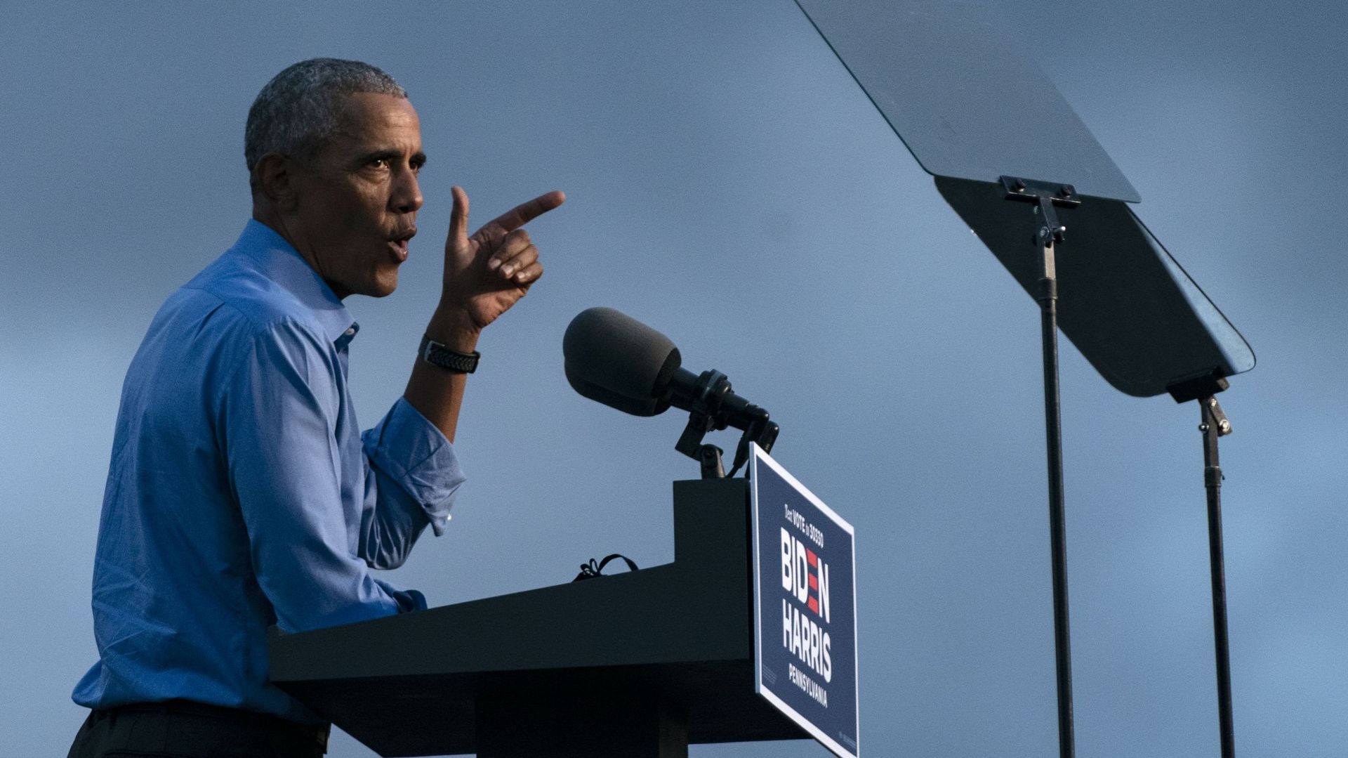 En soutien à Joe Biden, Barack Obama a fait le show. Comme à son habitude. 