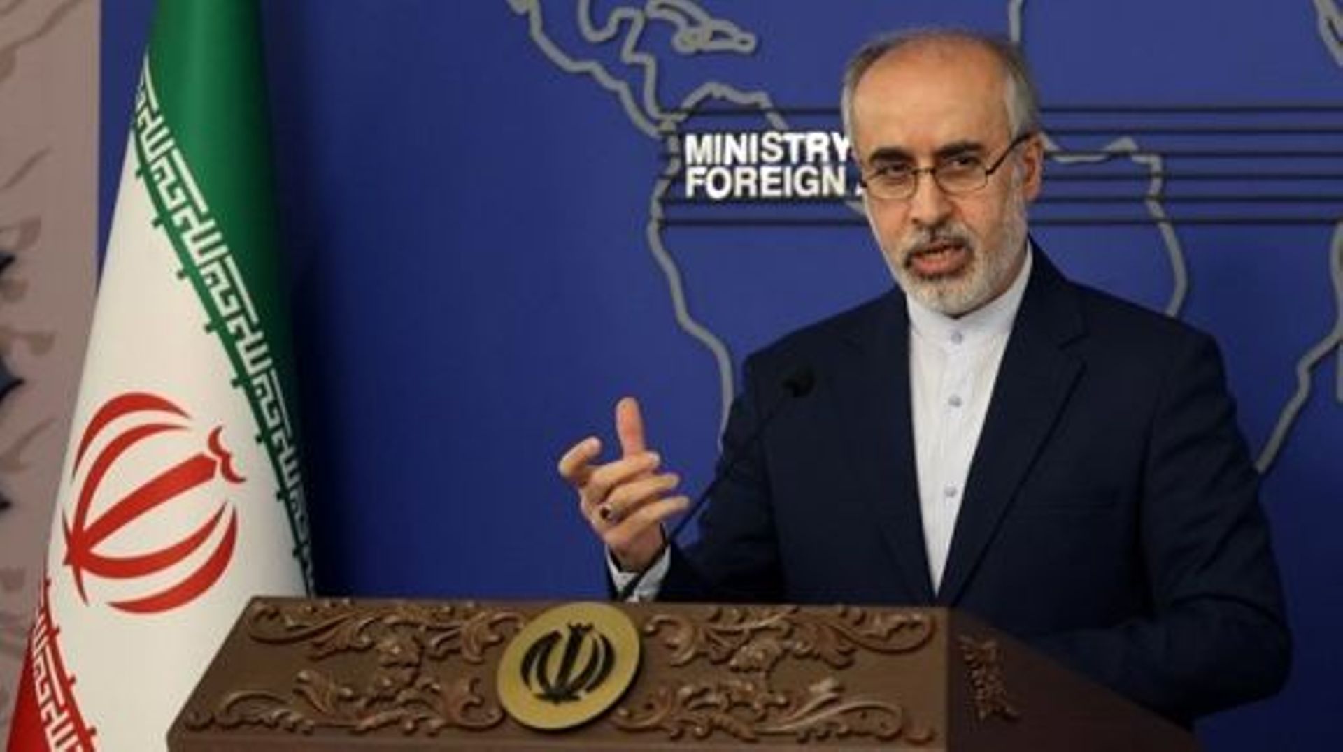 Nasser Kanani, porte-parole des Affaires étrangères iraniennes