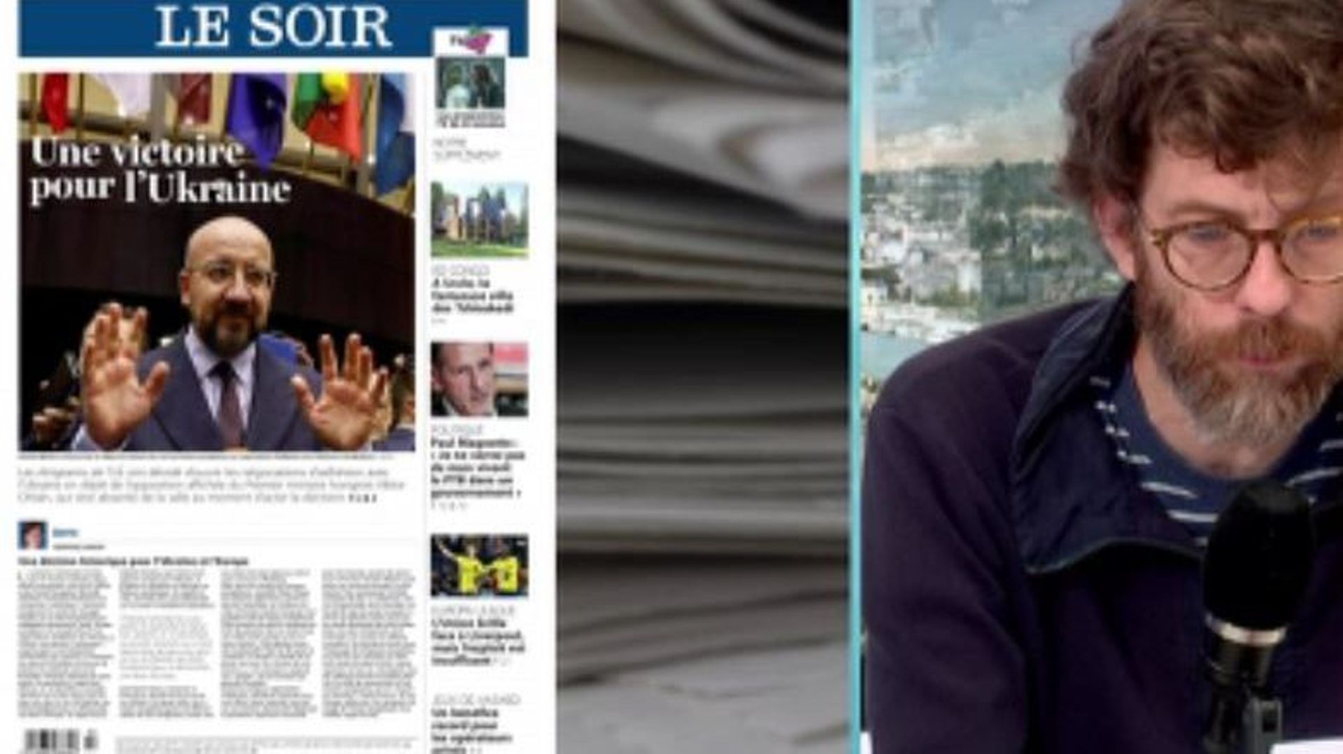 La revue de presse doigt d’honneur de l’Union européenne à Vladimir