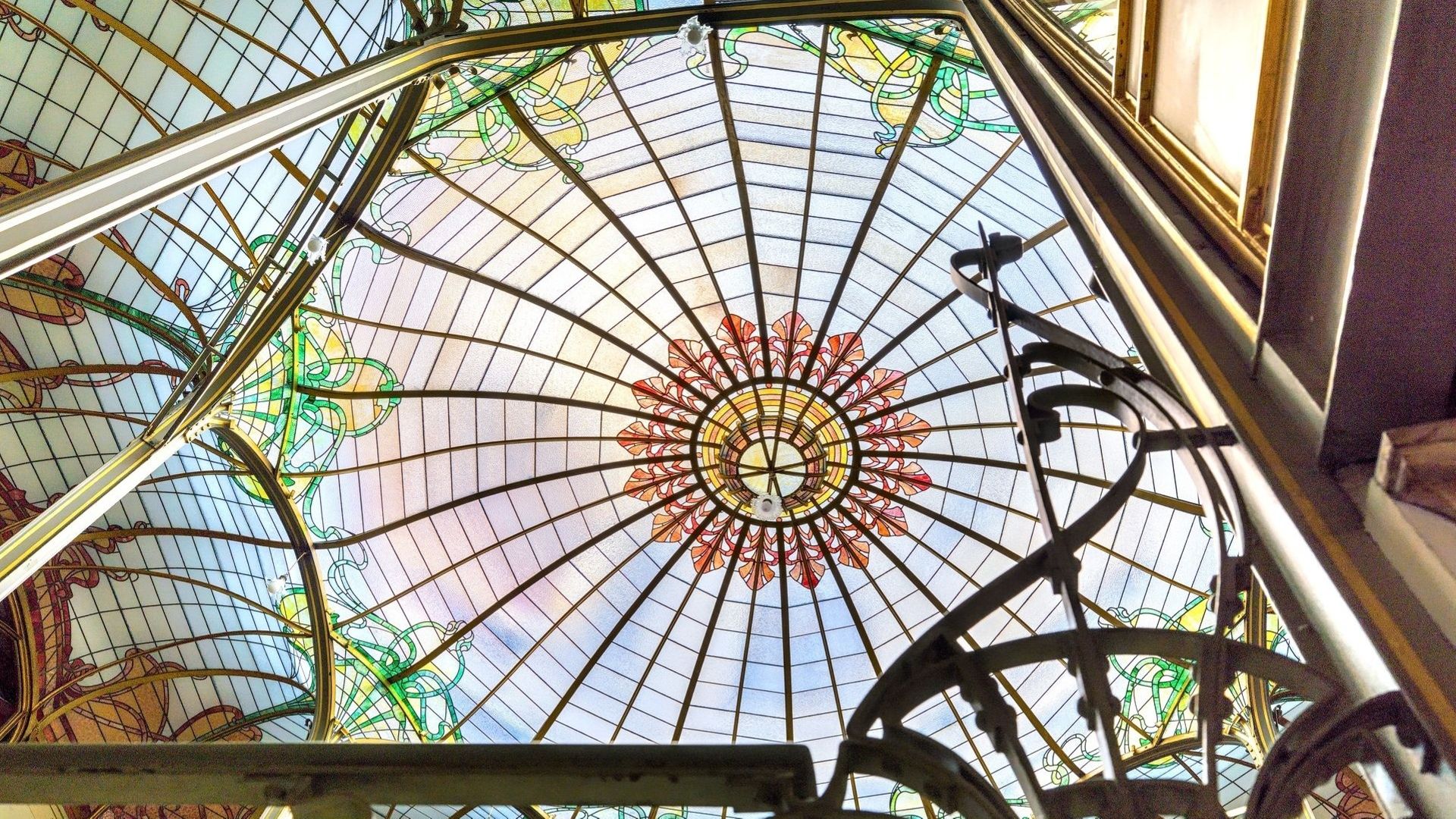 Hôtel van Eetvelde, Victor-Horta, verrière