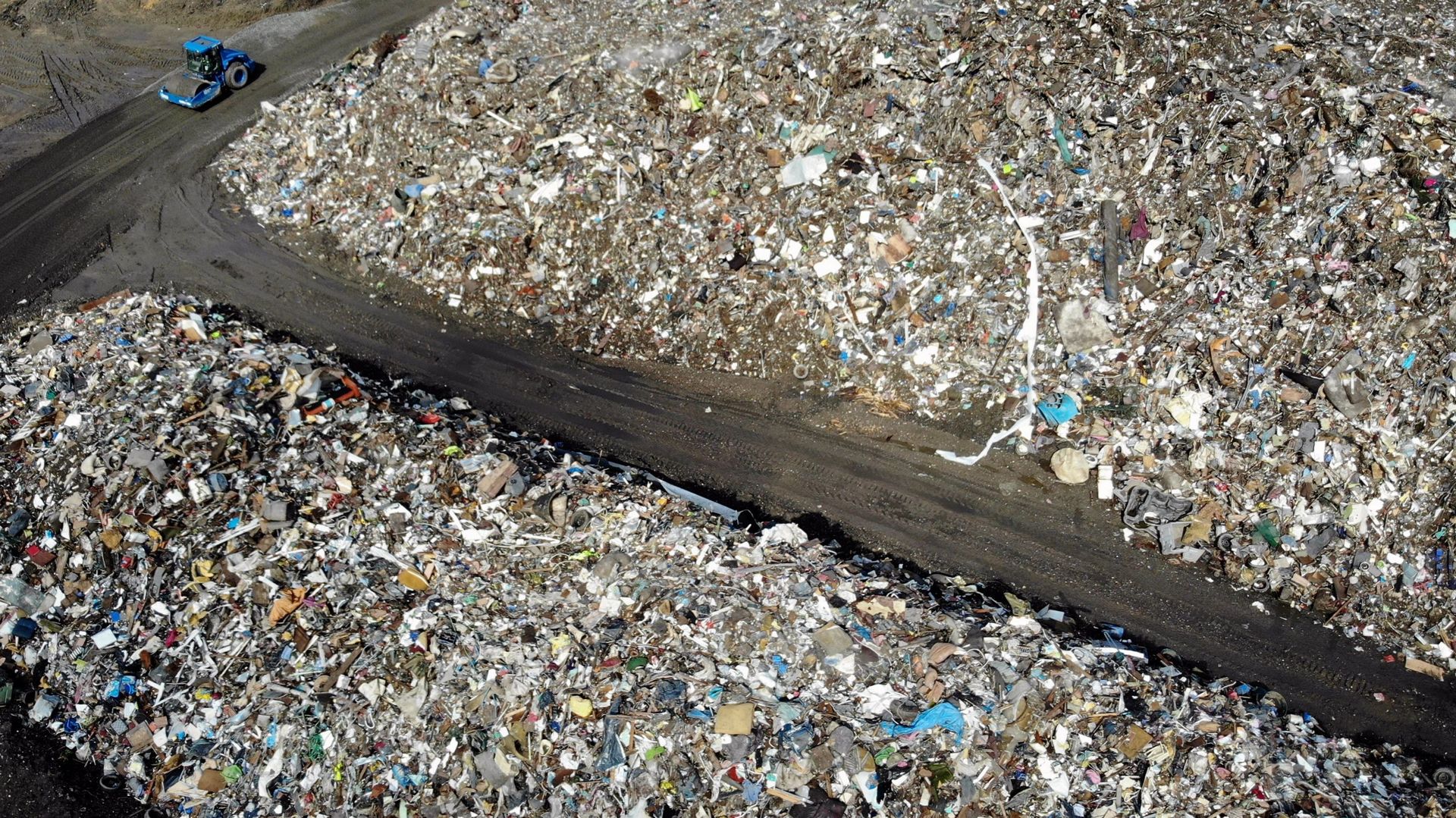 Le site de Wérihet, à Wandre, a été mobilisé en urgence pour accueillir une partie des déchets générés par les inondations.