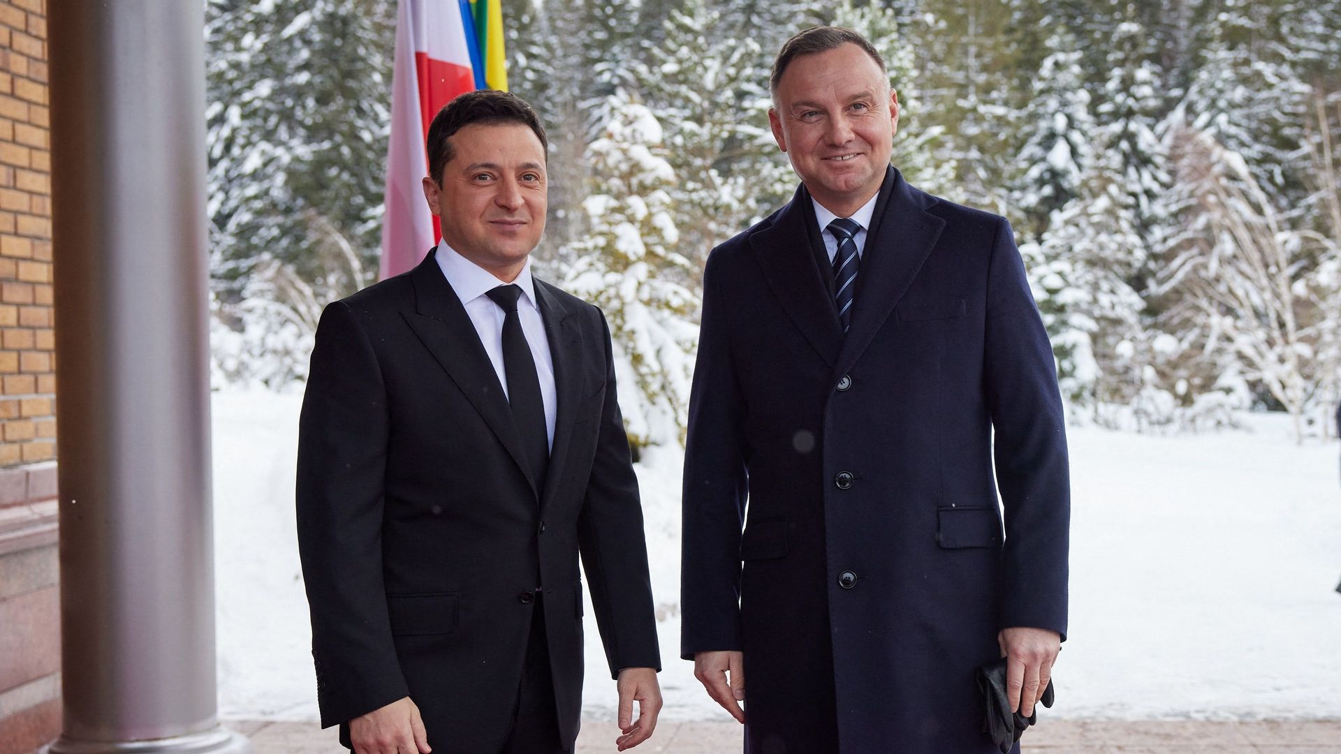 Le président ukrainien Zelensky et le président polonais Duda le 20 décembre 2021 (illustration)