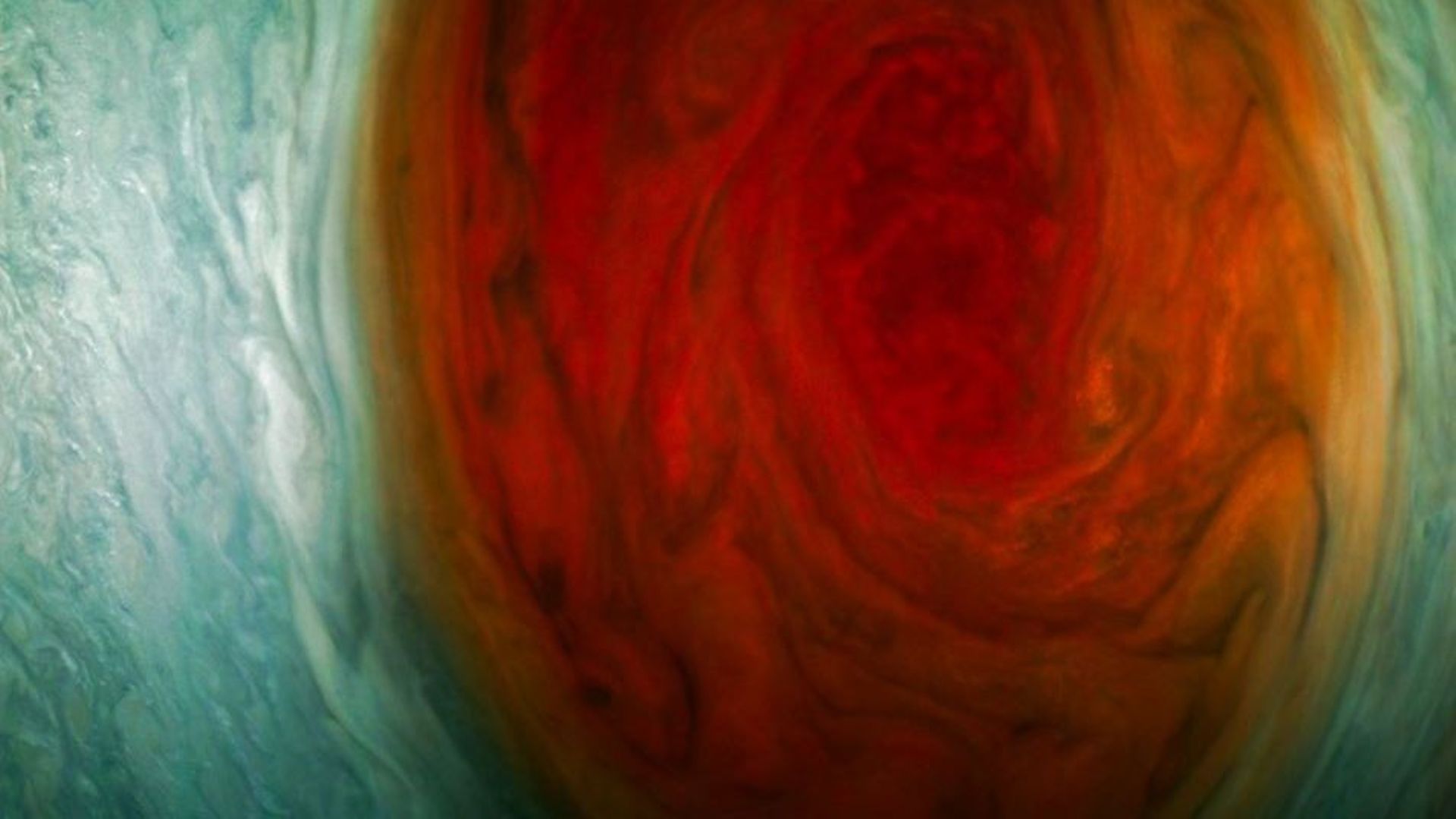 La Nasa révèle des images prises par Juno de la Grande Tache rouge de Jupiter